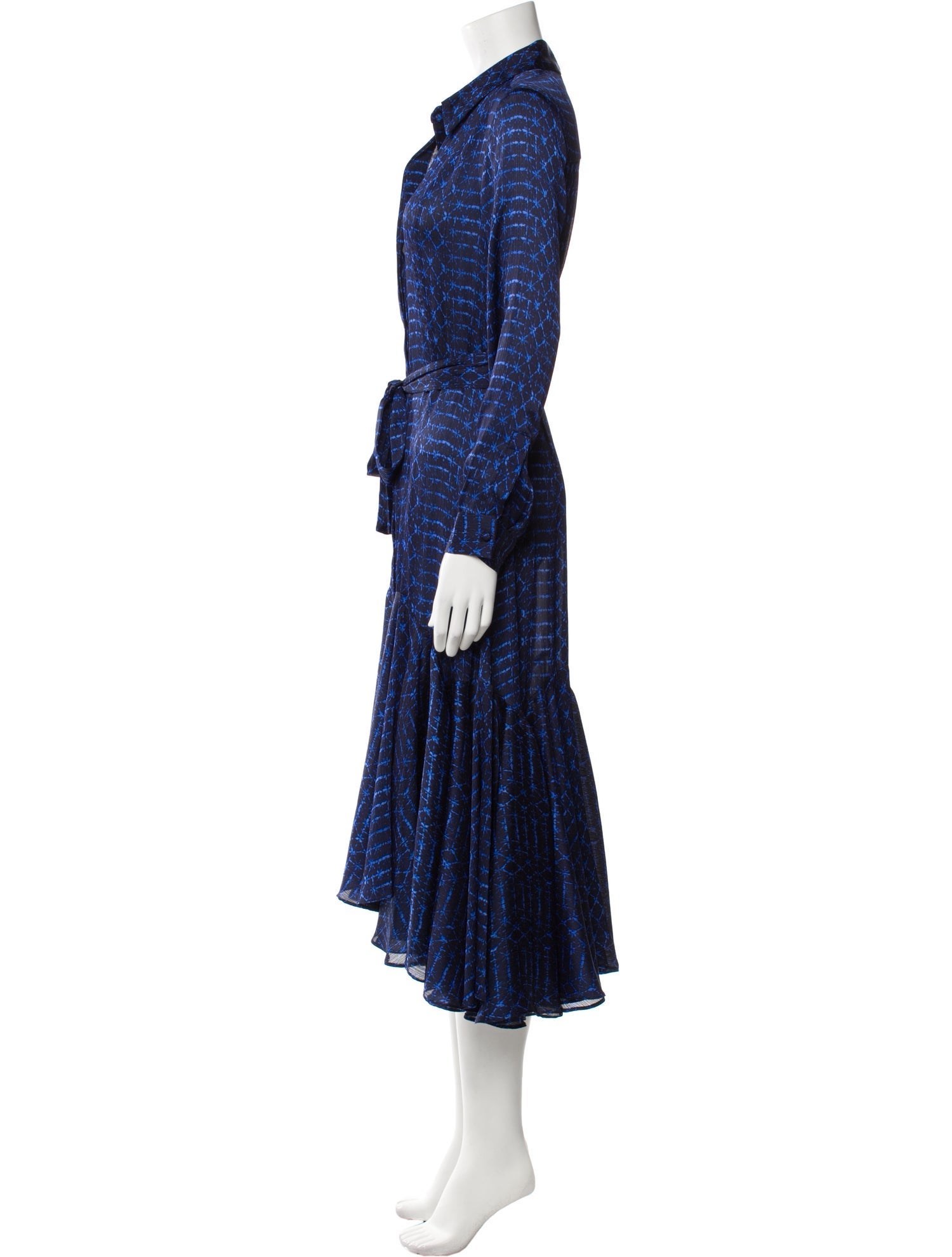 MISA Los Angeles Printed Long Dress