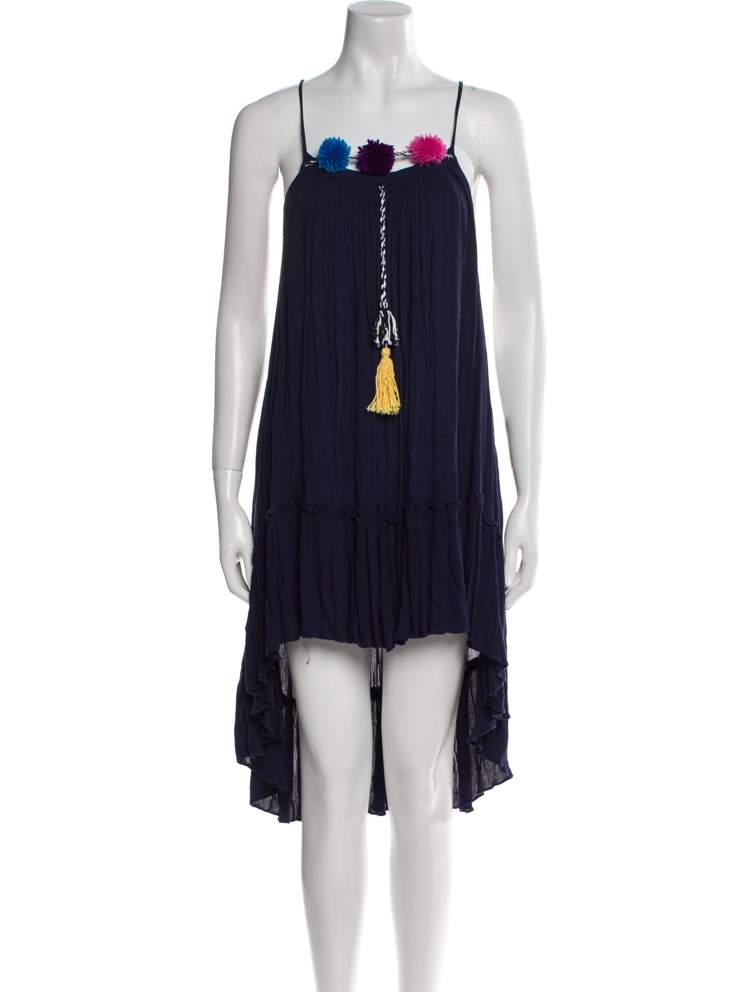 MISA Los Angeles Square Neckline Mini Dress