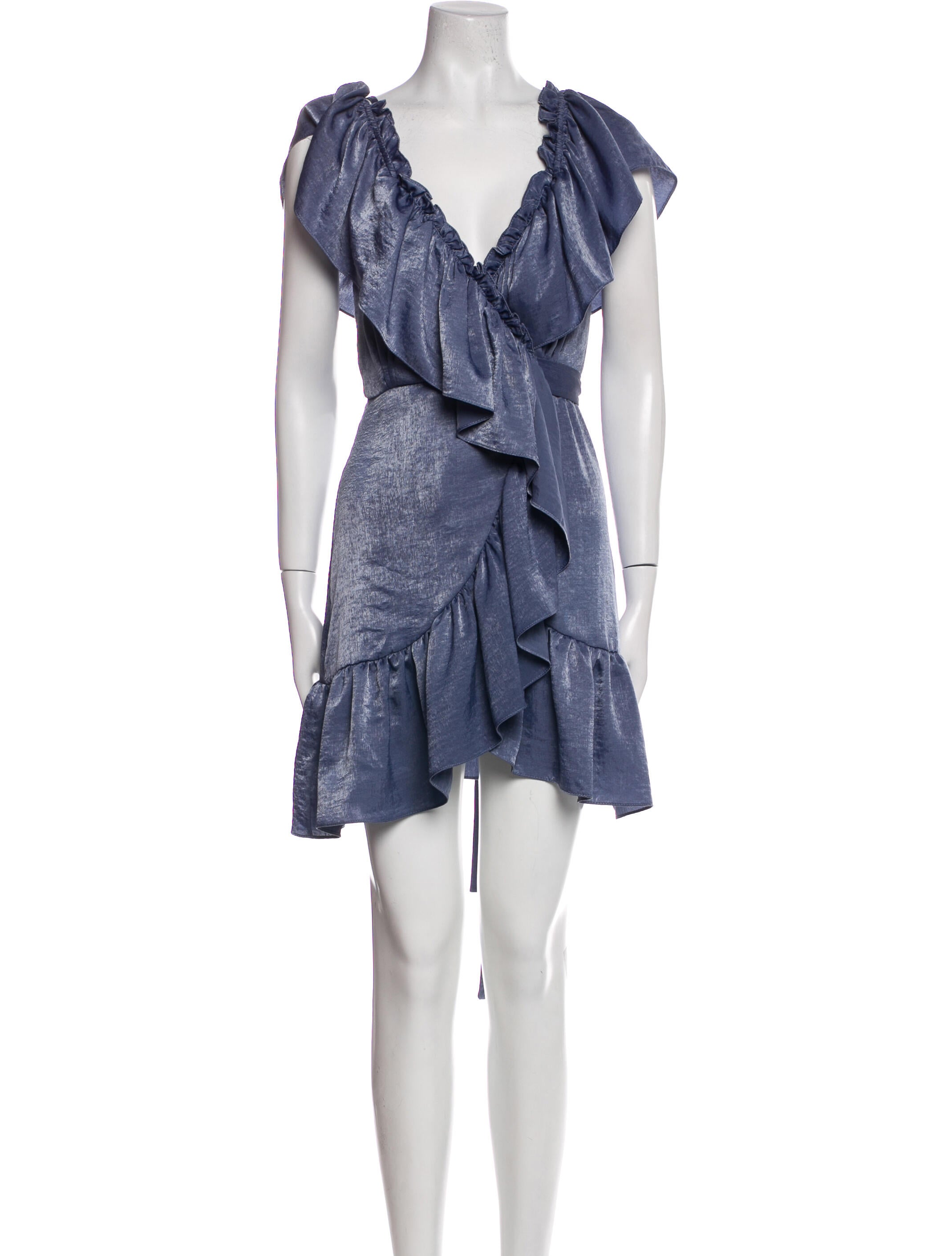 MISA Los Angeles V-Neck Mini Dress