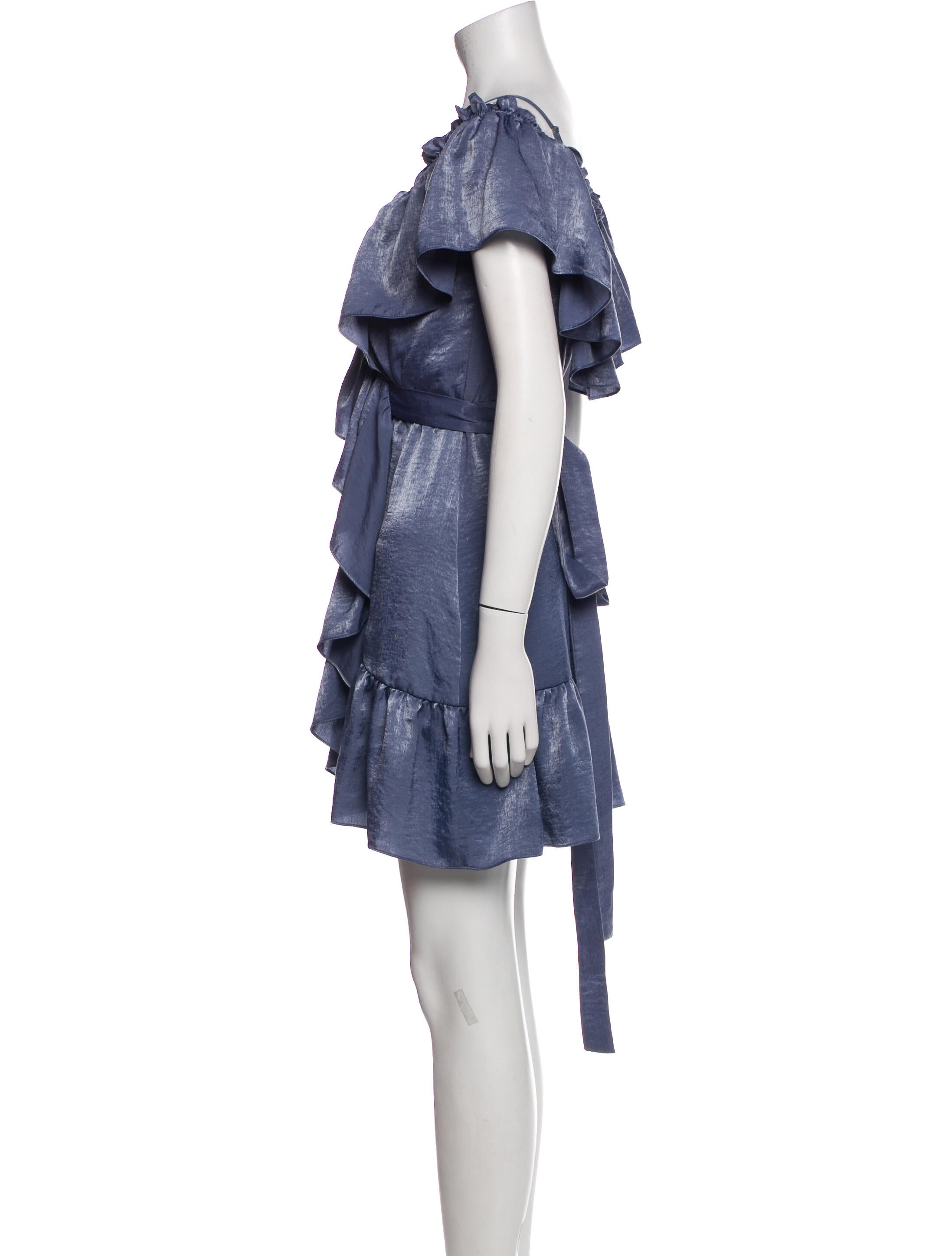 MISA Los Angeles V-Neck Mini Dress