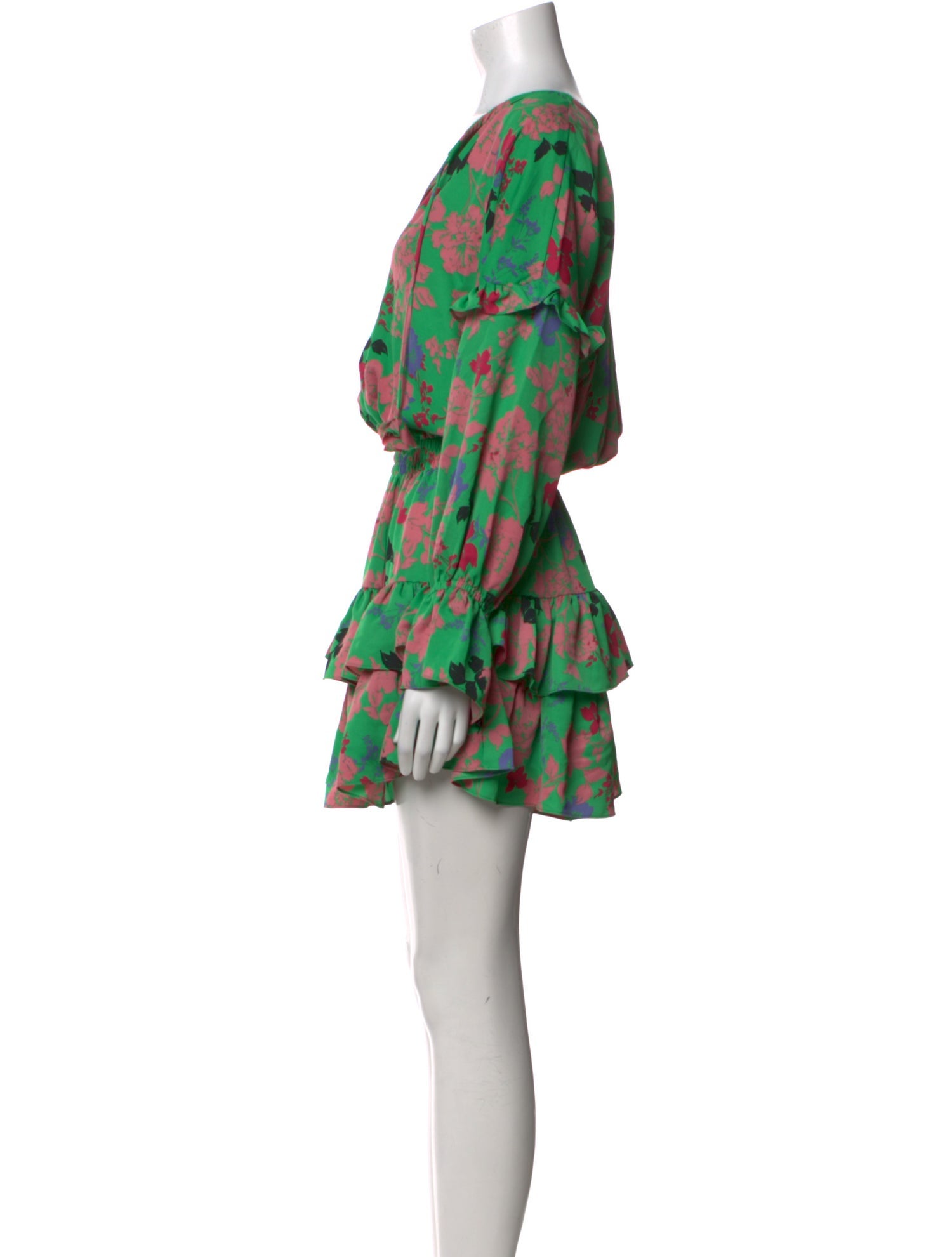 MISA Los Angeles Printed Mini Dress