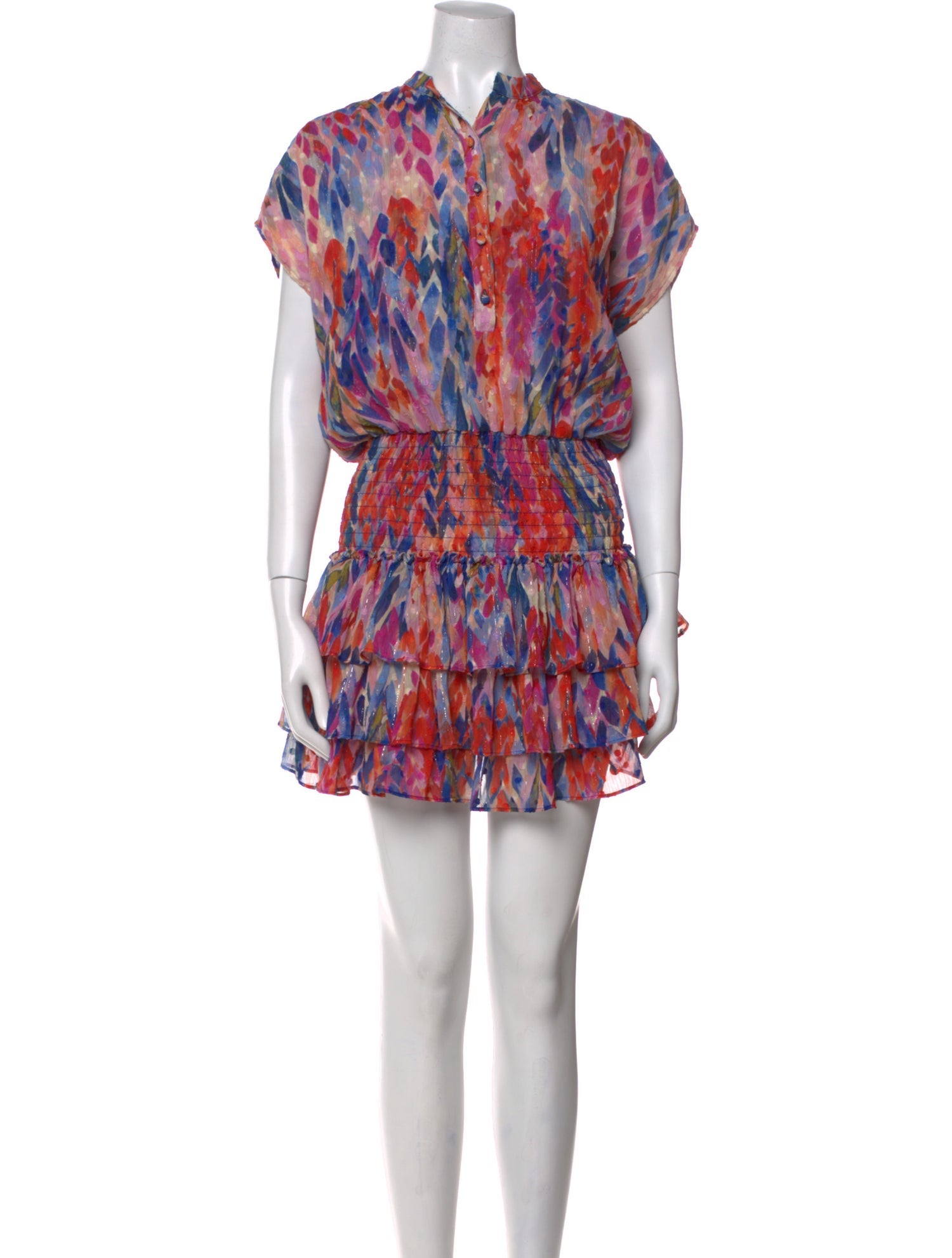 MISA Los Angeles Printed Mini Dress