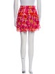 MISA Los Angeles Floral Print Mini Skirt