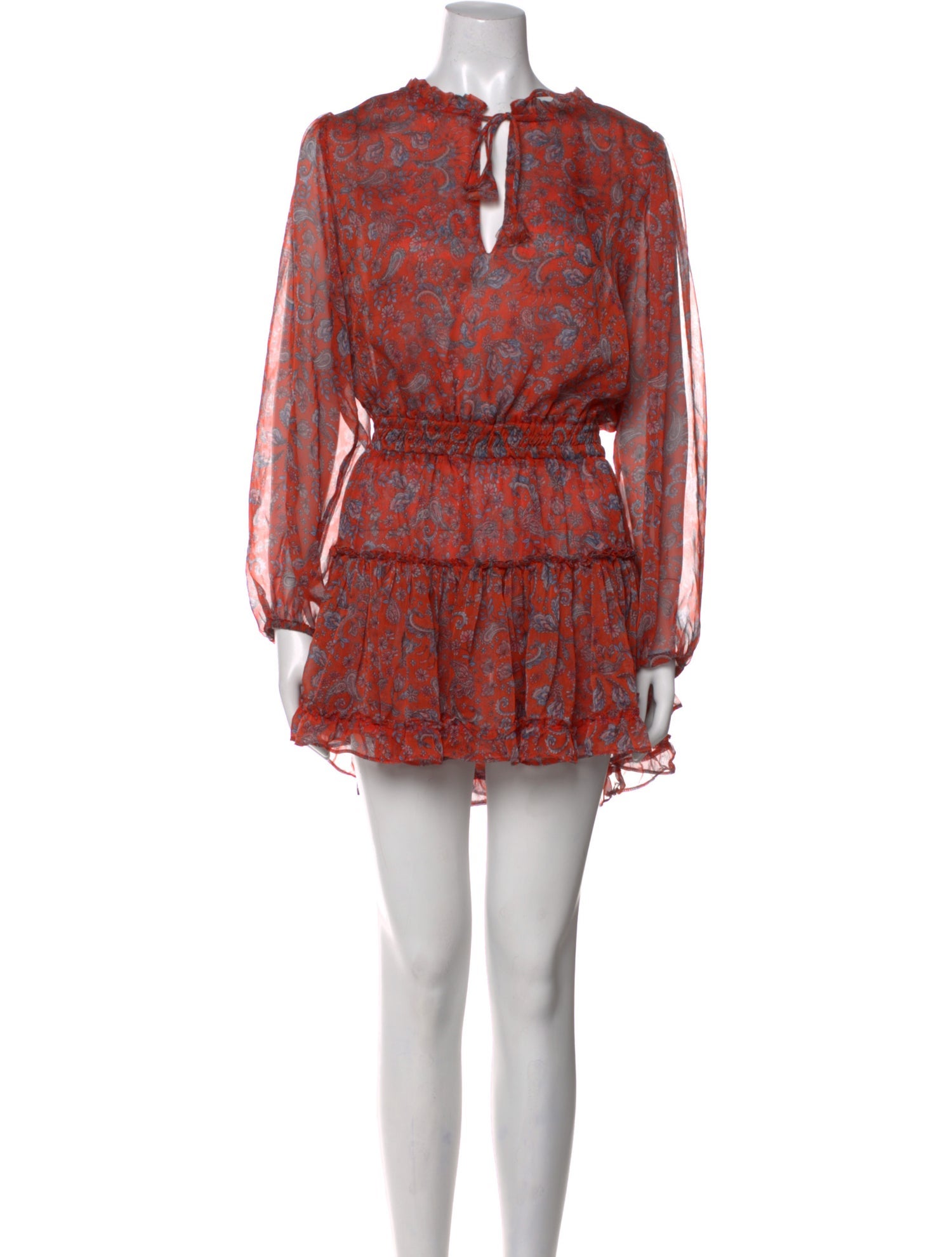 MISA Los Angeles Printed Mini Dress