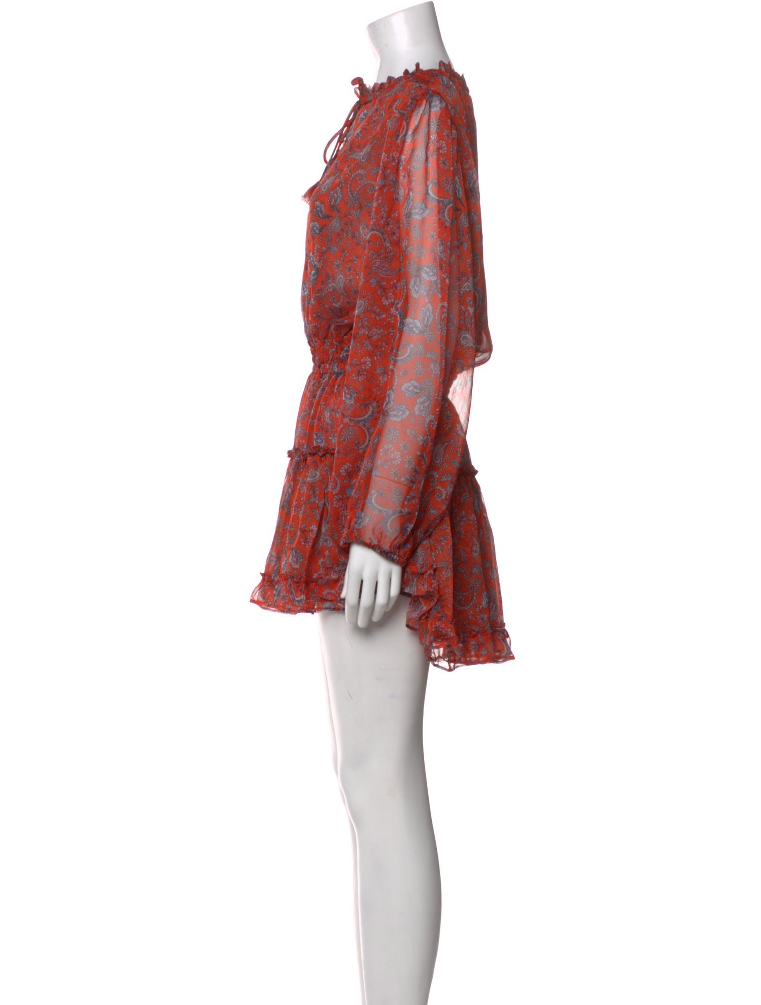 MISA Los Angeles Printed Mini Dress