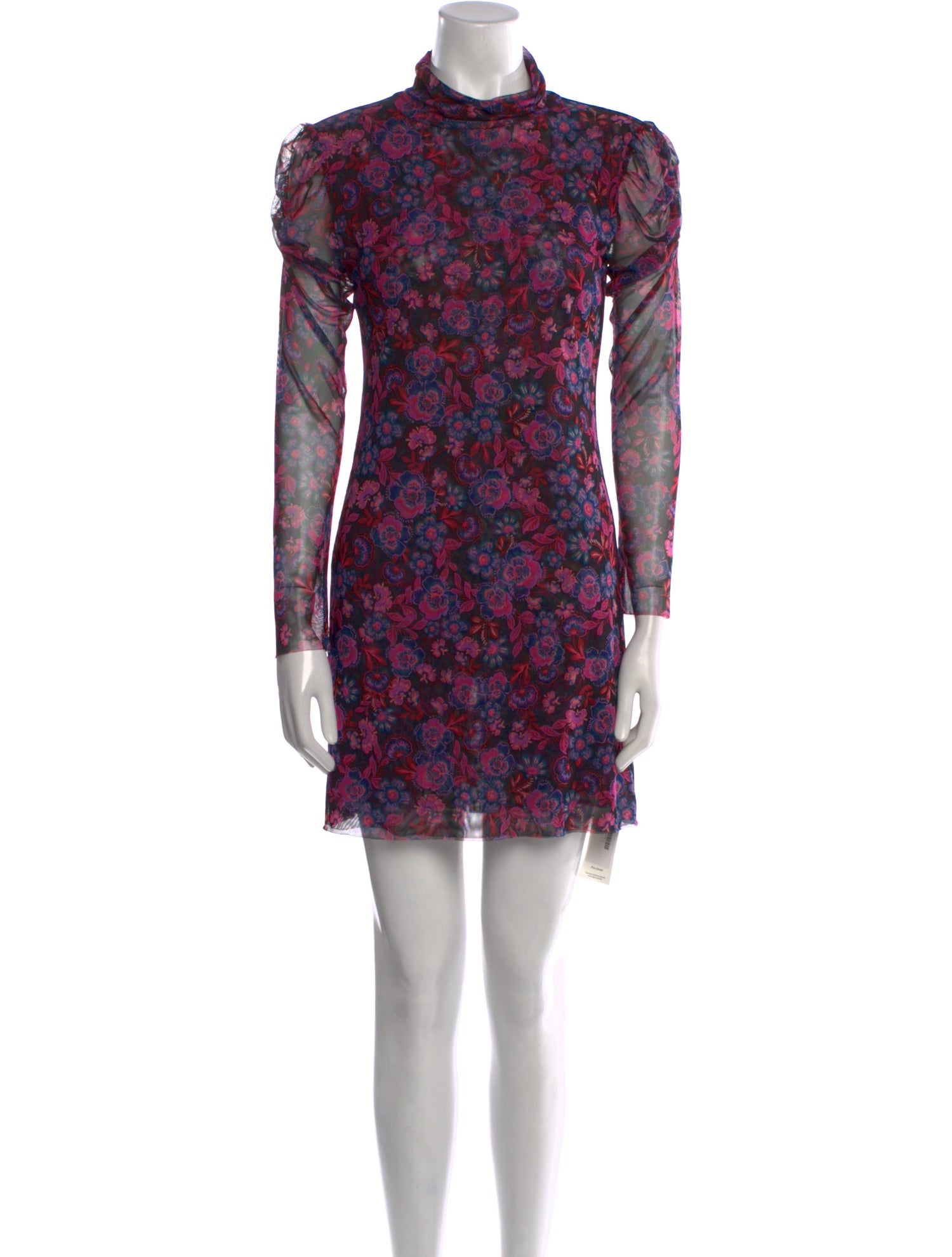 MISA Los Angeles Floral Print Mini Dress