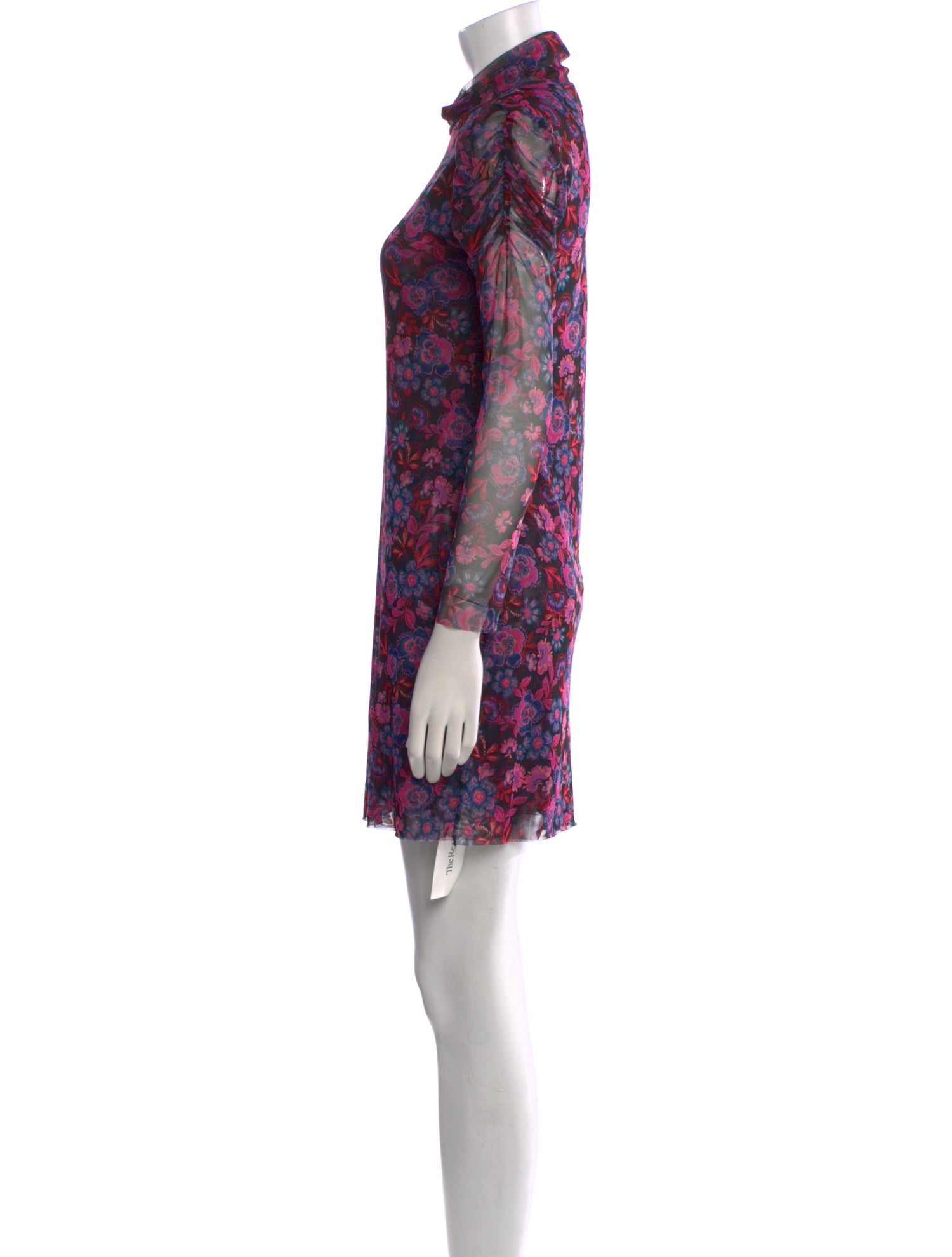 MISA Los Angeles Floral Print Mini Dress