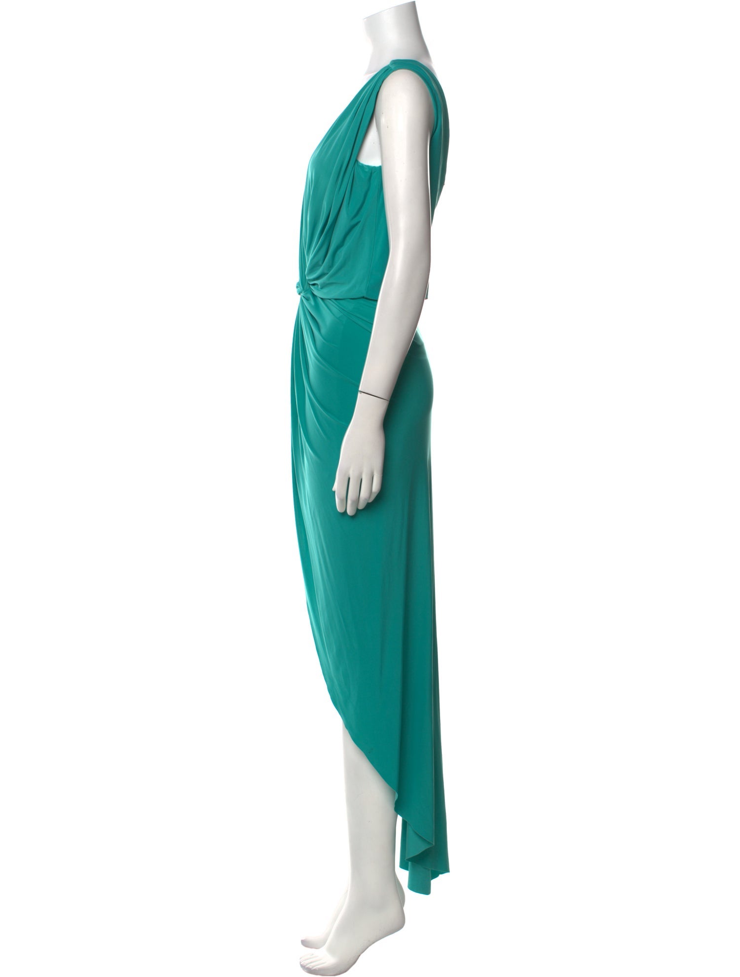 MISA Los Angeles V-Neck Long Dress