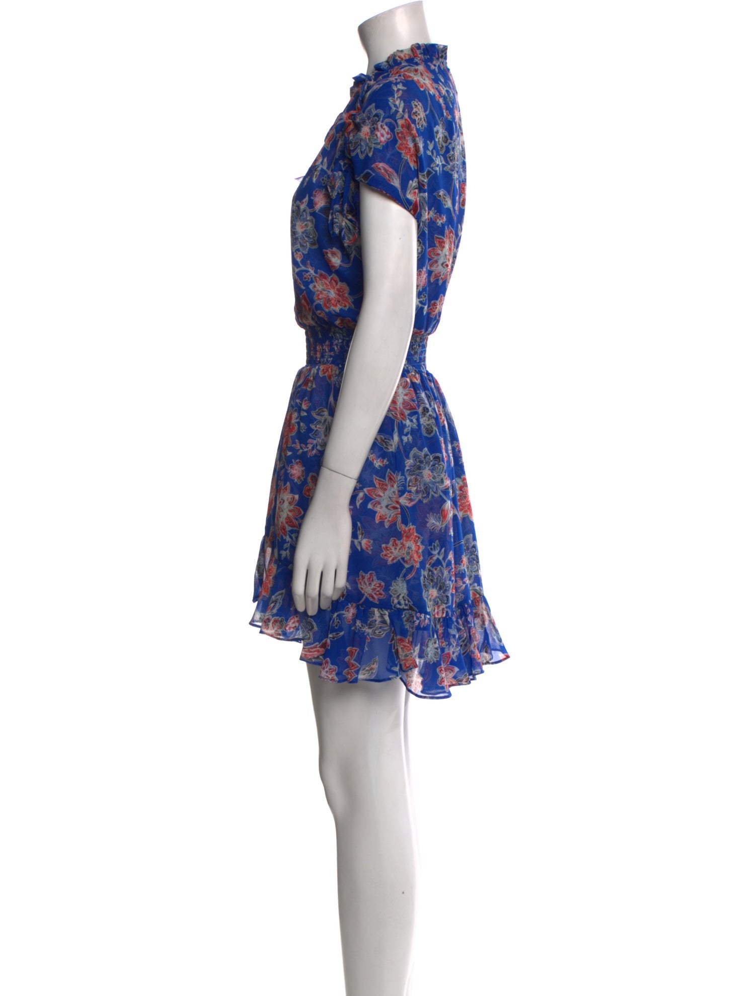 MISA Los Angeles Floral Print Mini Dress