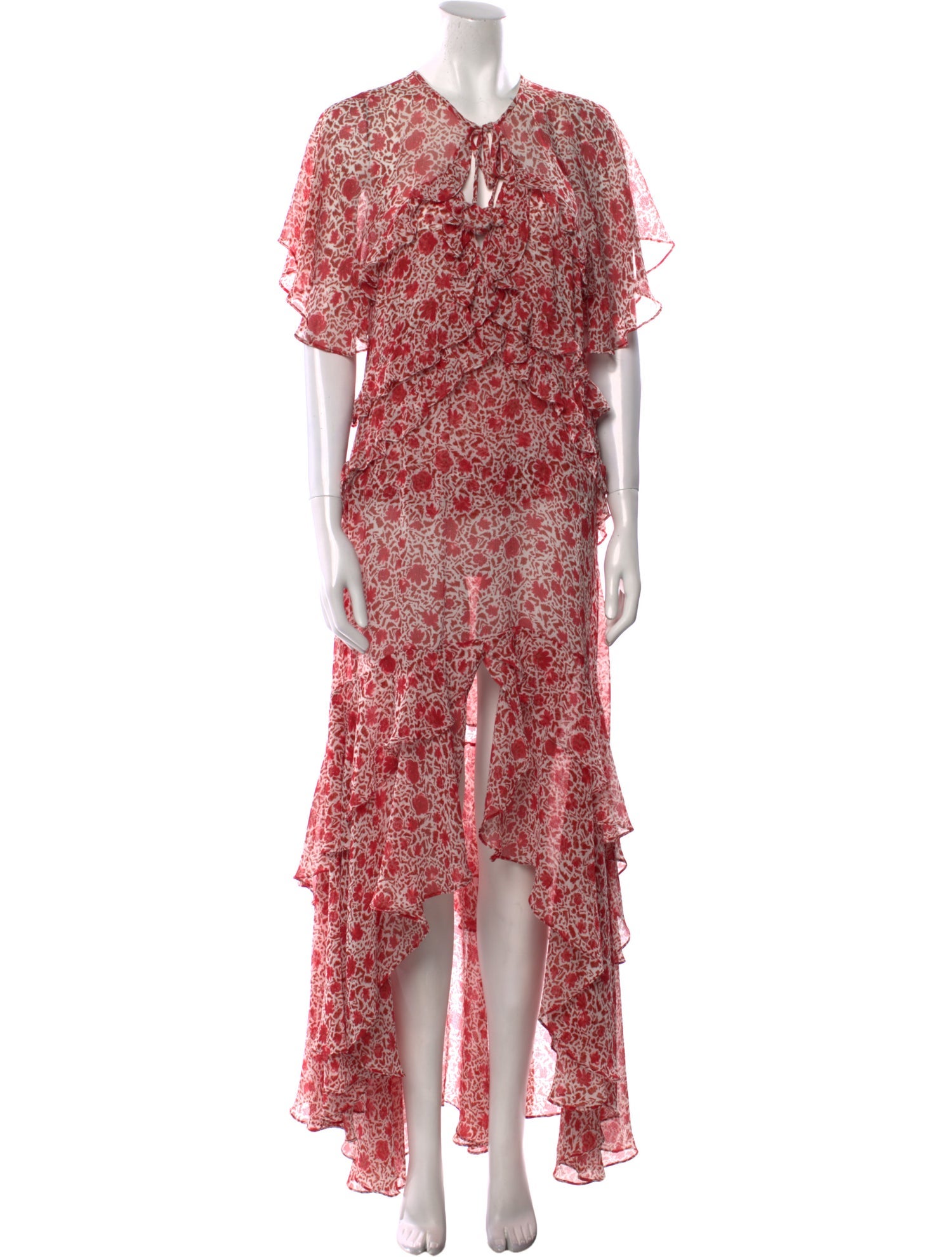 MISA Los Angeles Floral Print Long Dress w/ Tags