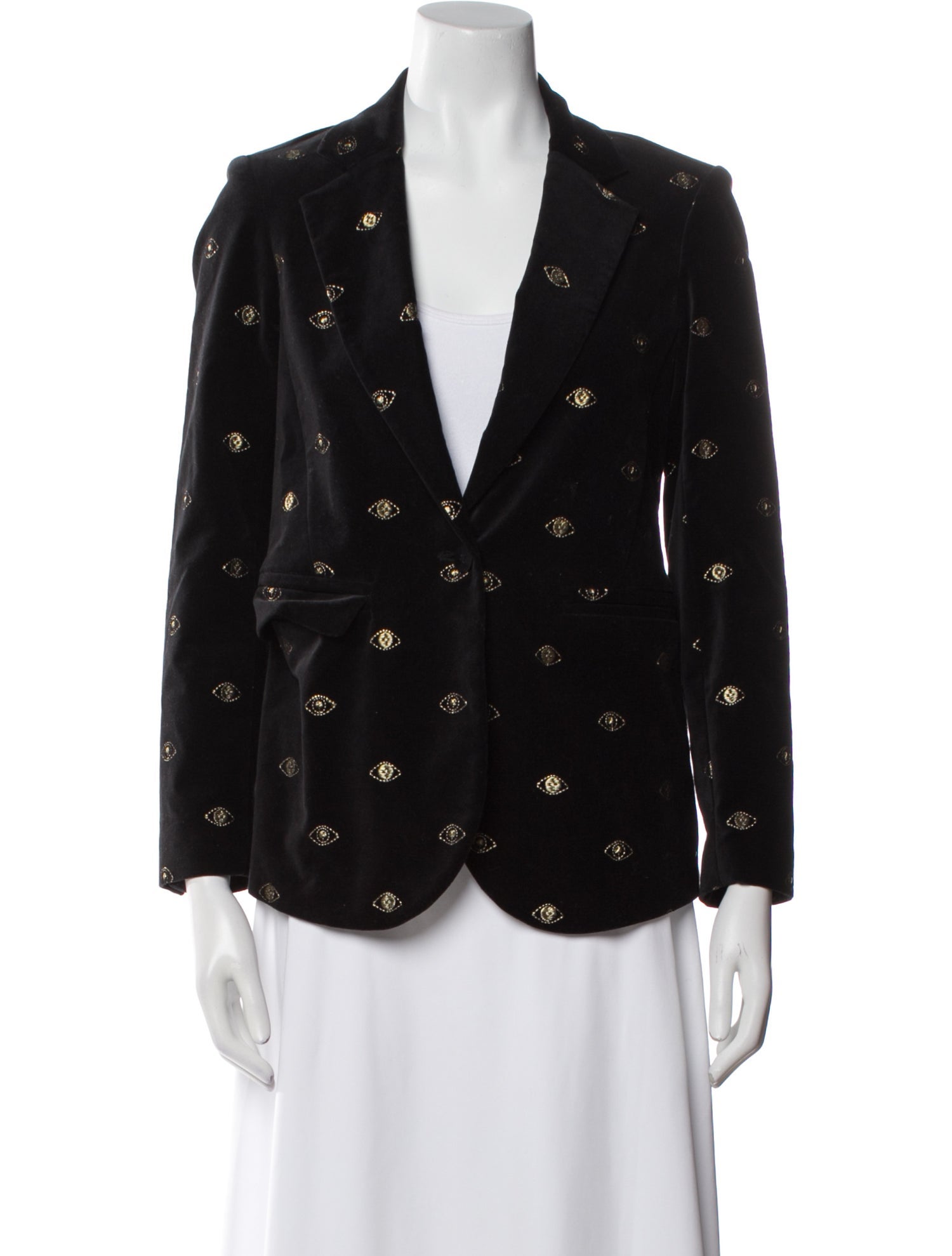 MISA Los Angeles Floral Print Blazer