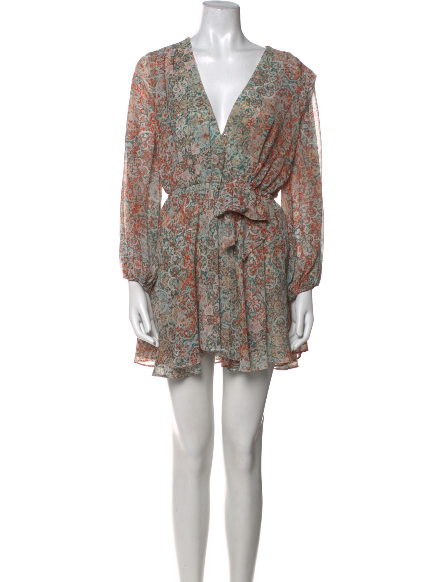 MISA Los Angeles Floral Print Mini Dress w/ Tags