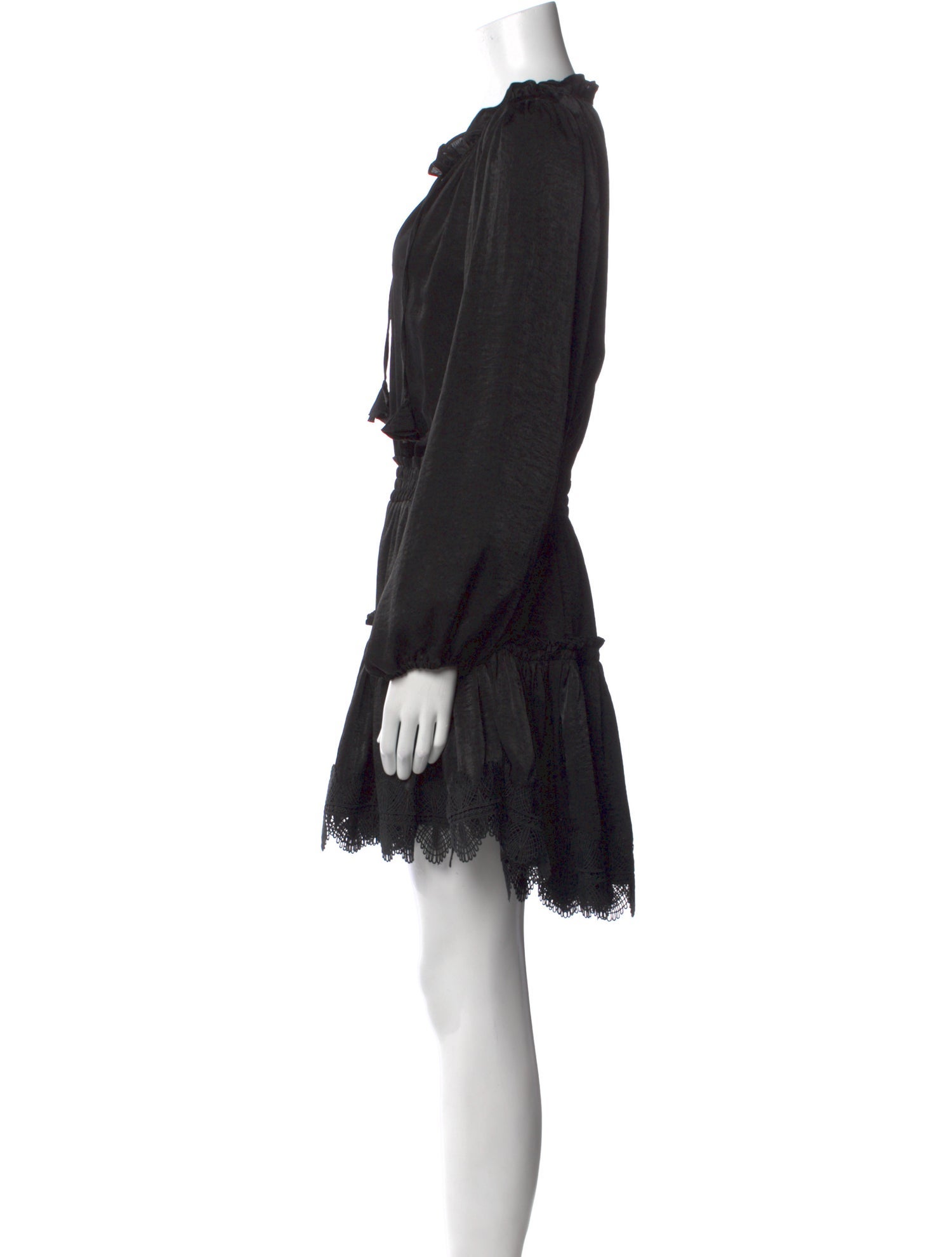 MISA Los Angeles V-Neck Mini Dress