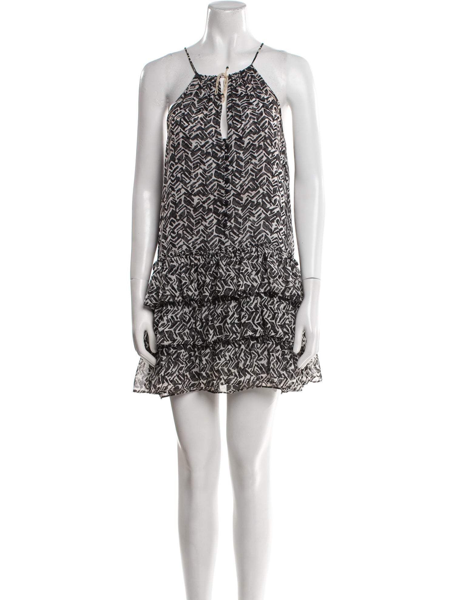 MISA Los Angeles Printed Mini Dress