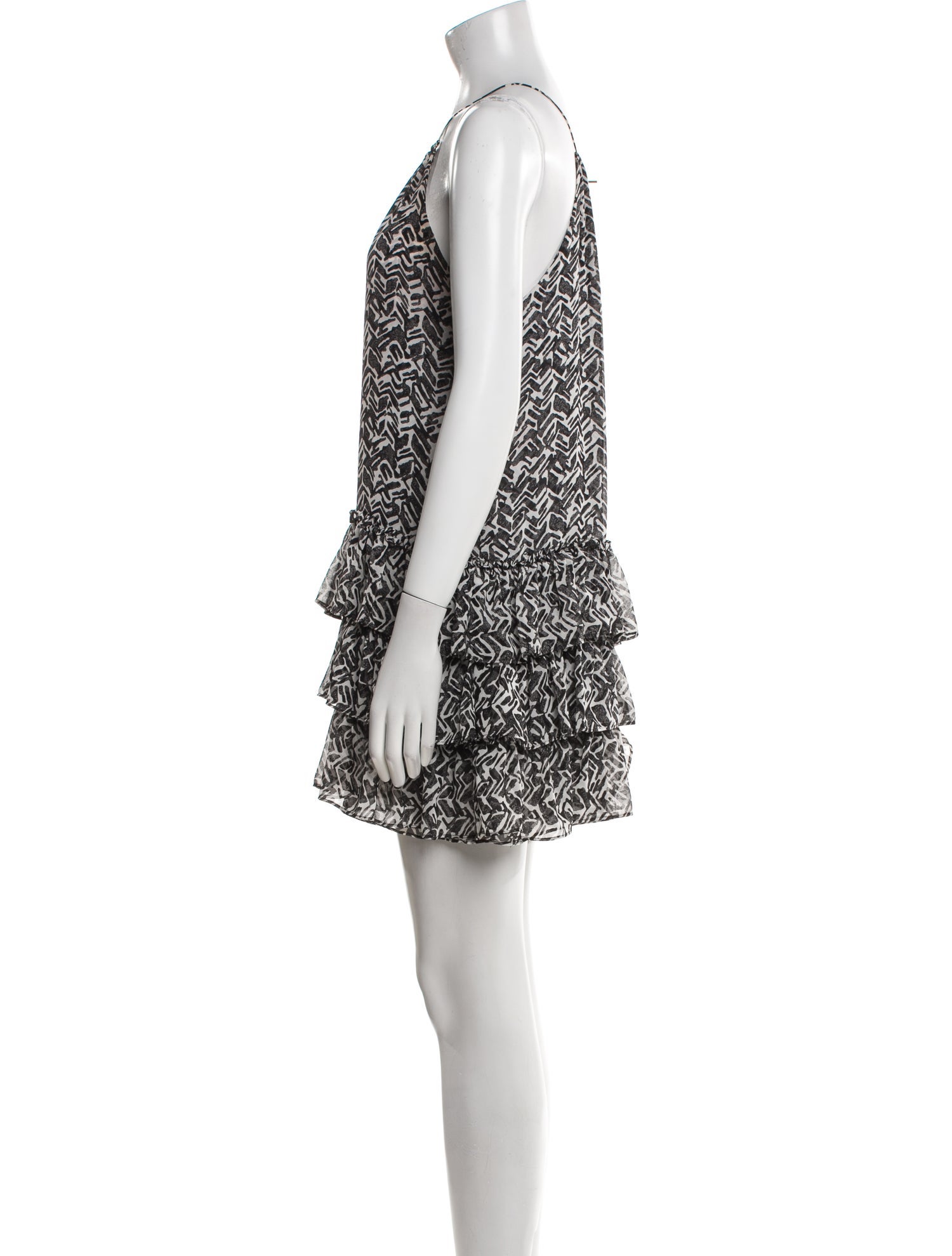 MISA Los Angeles Printed Mini Dress