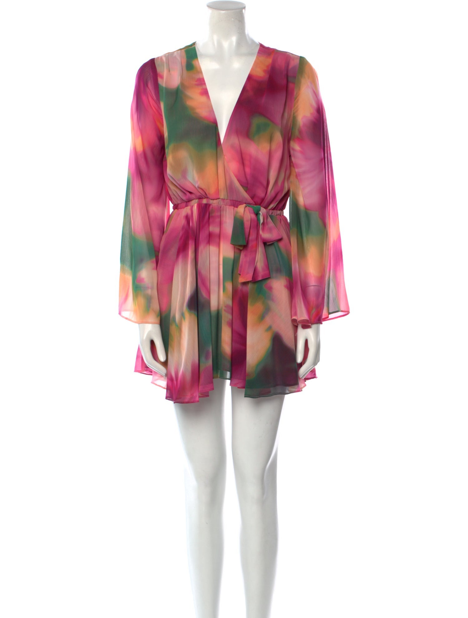 MISA Los Angeles Printed Mini Dress