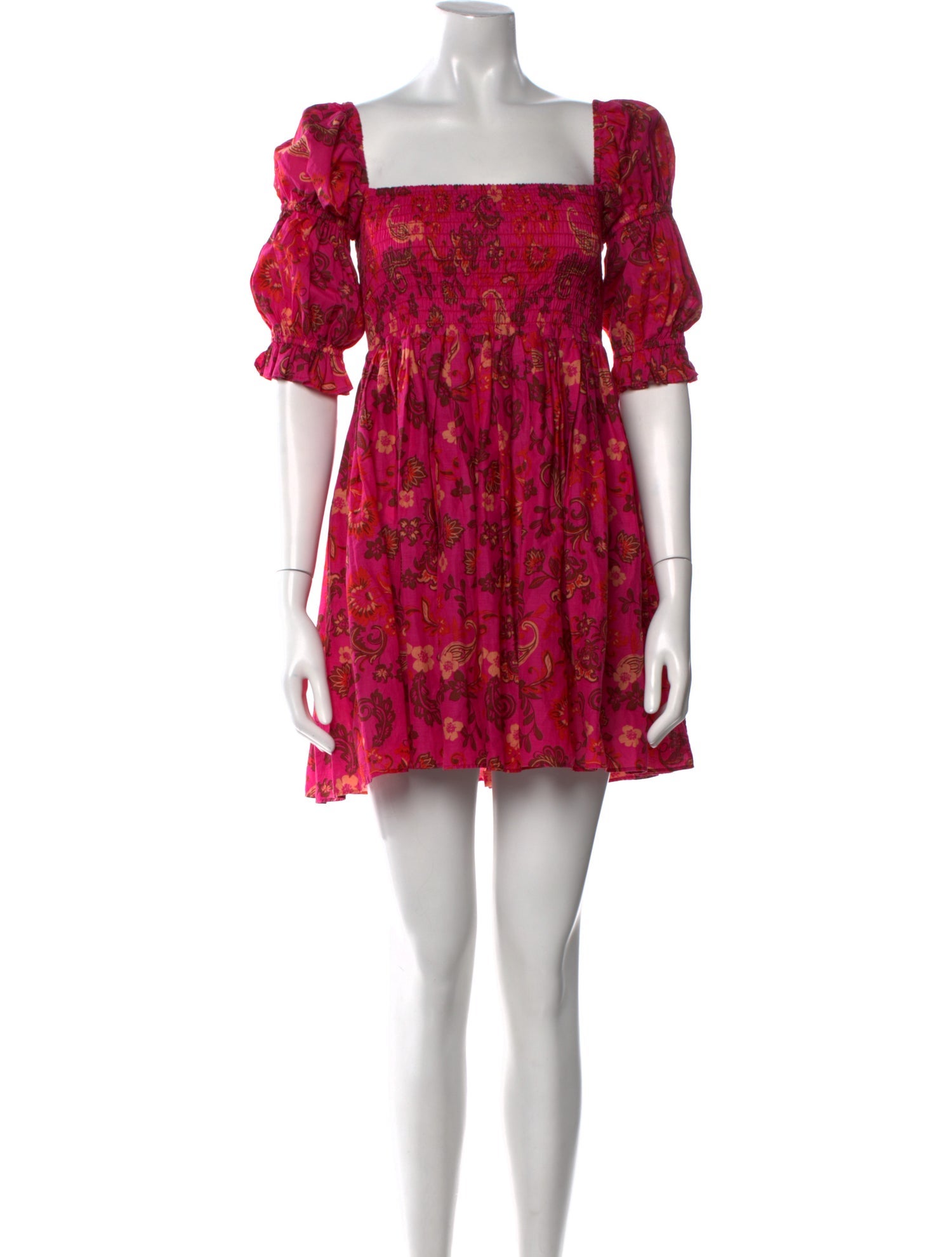 MISA Los Angeles Floral Print Mini Dress