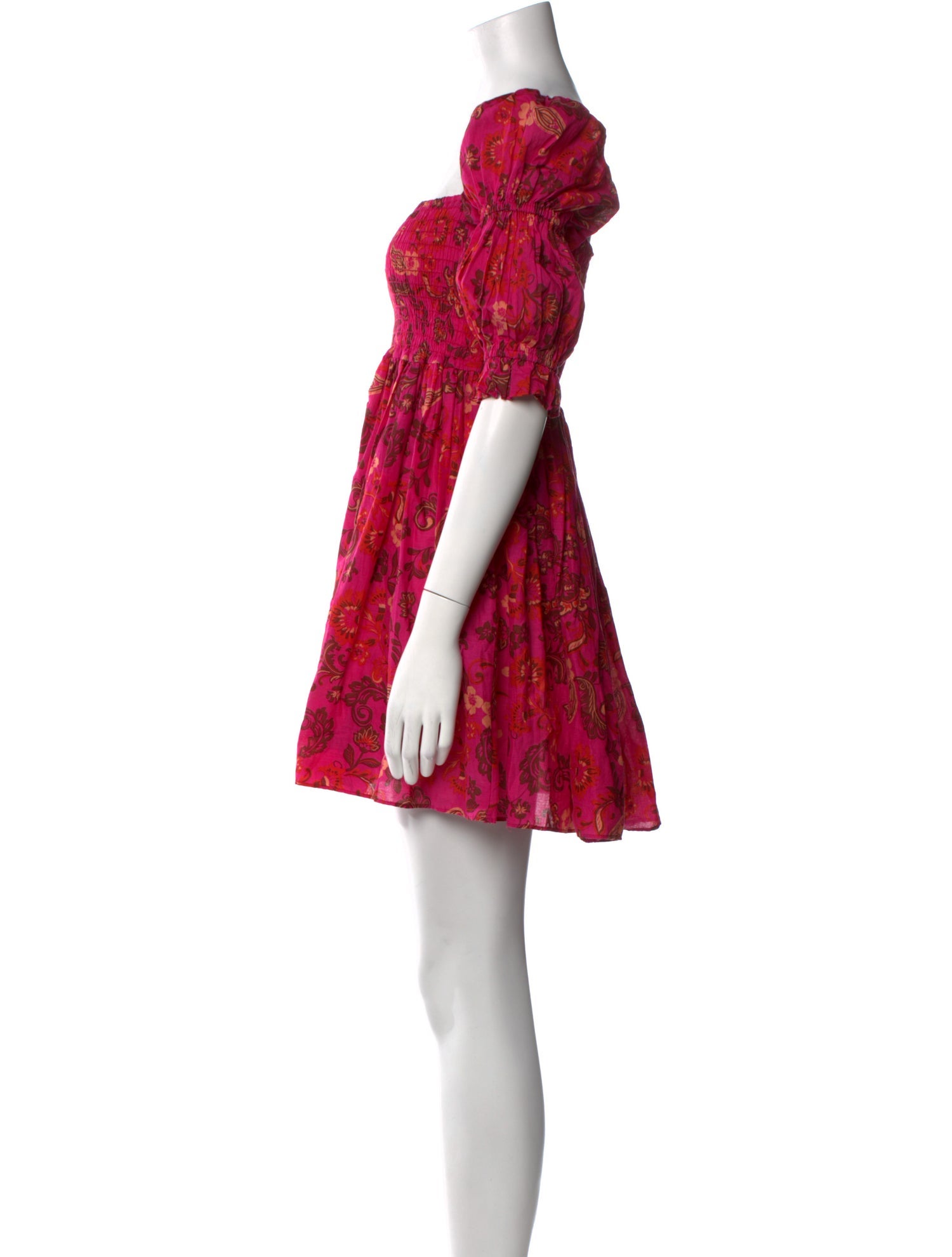 MISA Los Angeles Floral Print Mini Dress