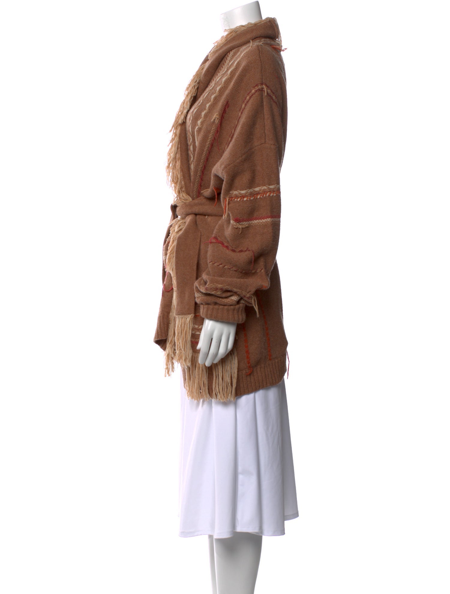 MISA Los Angeles Merino Wool Colorblock Pattern Sweater