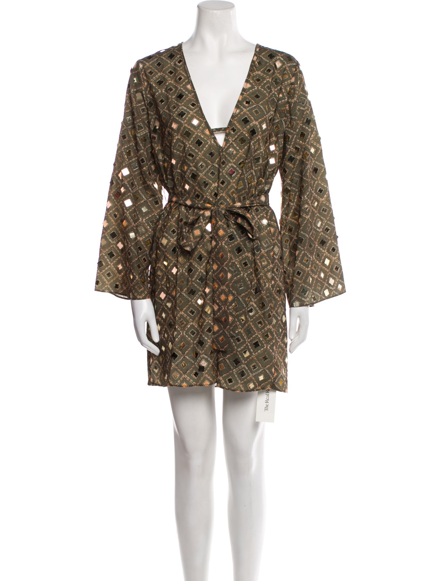 MISA Los Angeles Printed Mini Dress