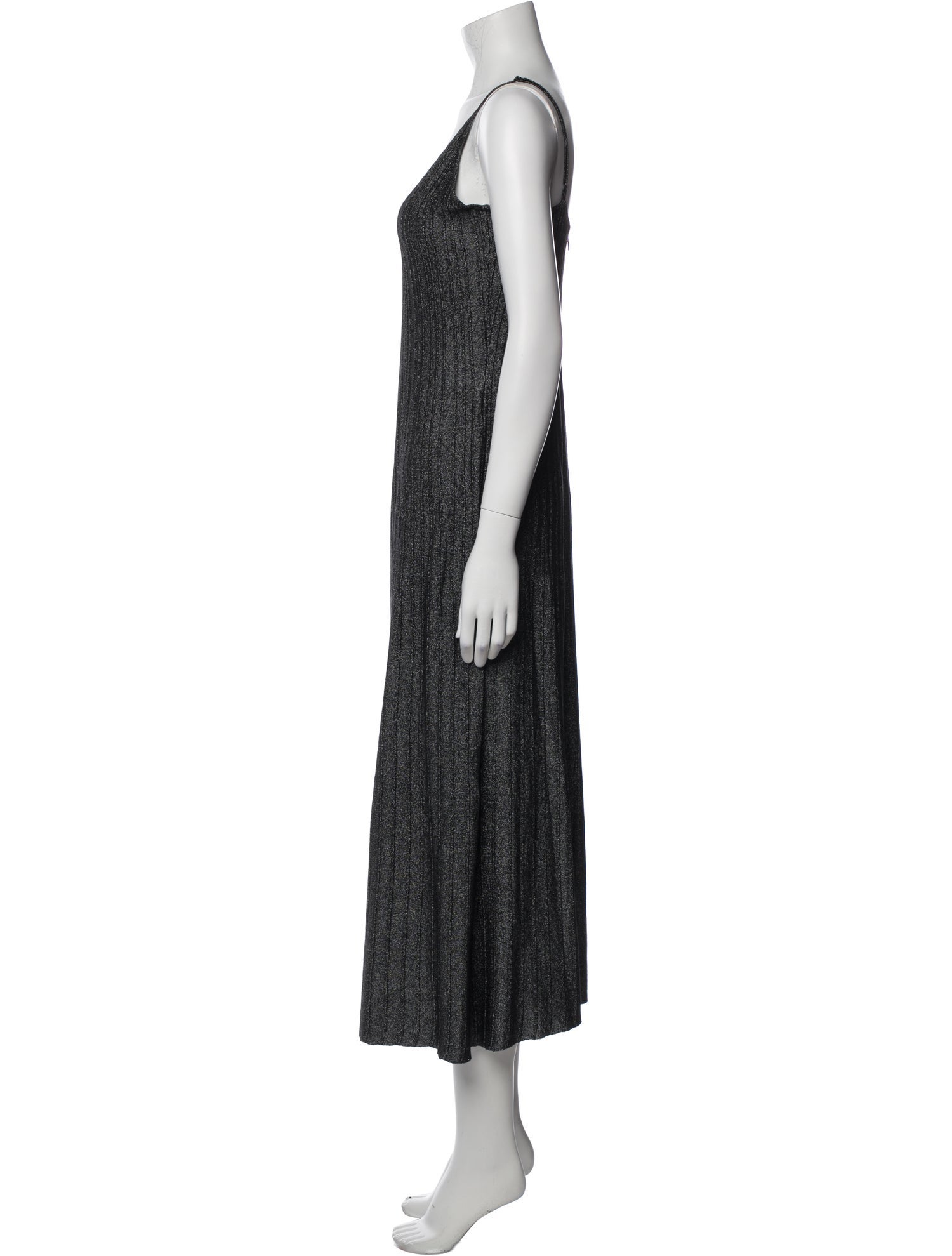 MISA Los Angeles V-Neck Midi Length Dress