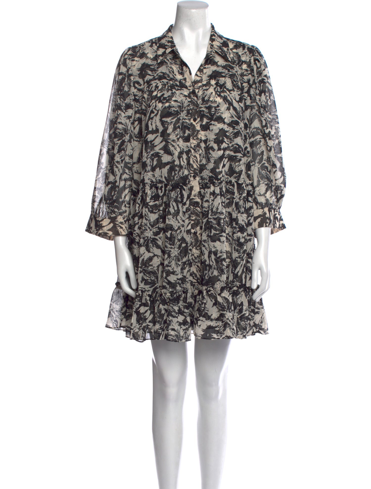 MISA Los Angeles Printed Mini Dress w/ Tags