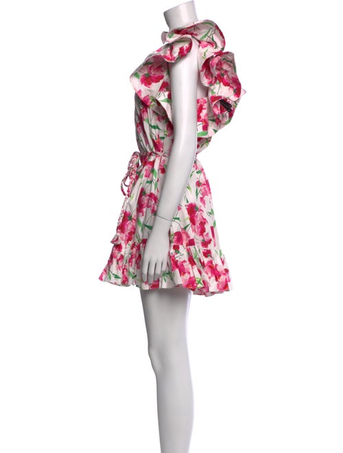 MISA Los Angeles Floral Print Mini Dress