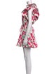MISA Los Angeles Floral Print Mini Dress