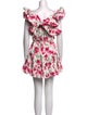 MISA Los Angeles Floral Print Mini Dress