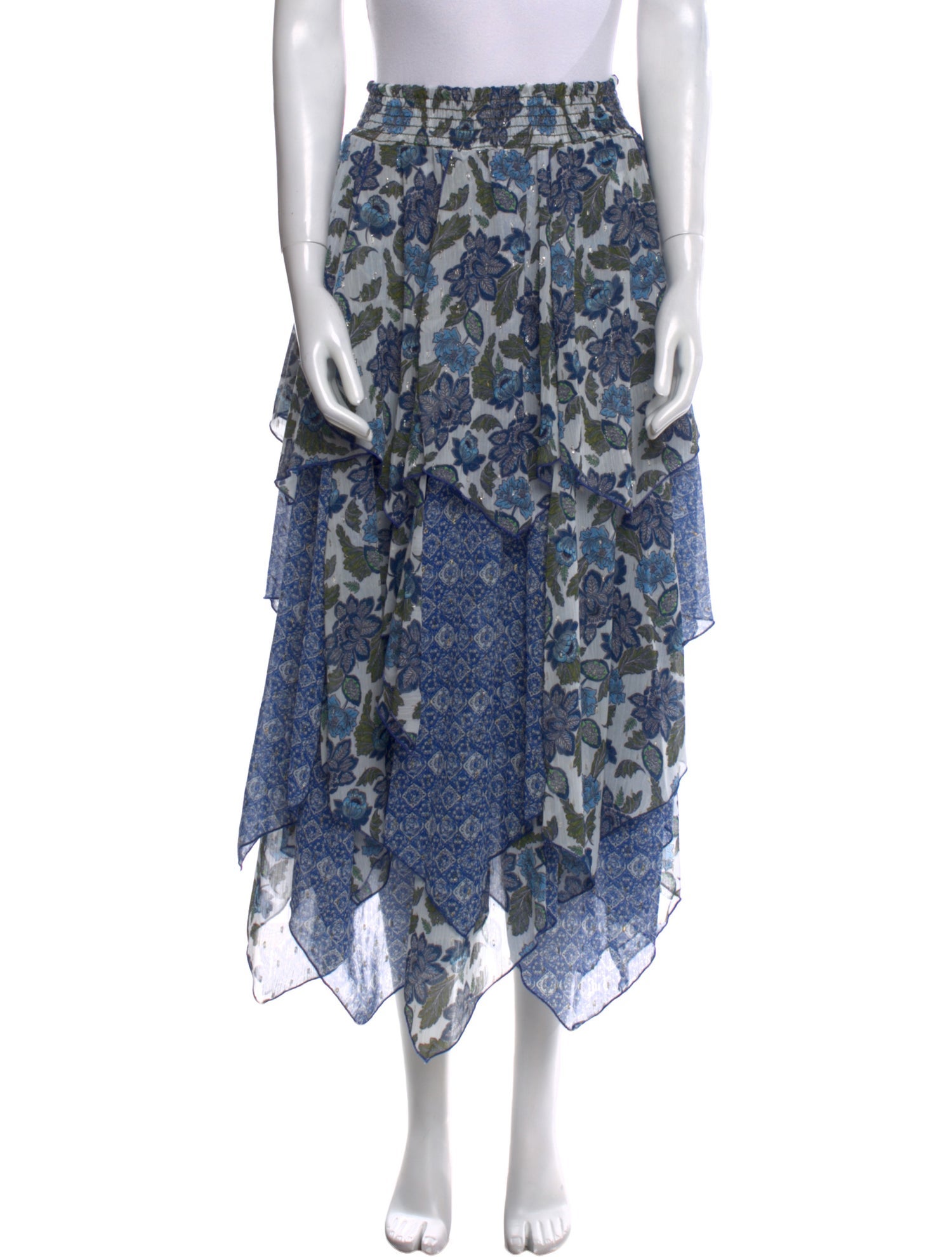 MISA Los Angeles Floral Print Mini Skirt w/ Tags