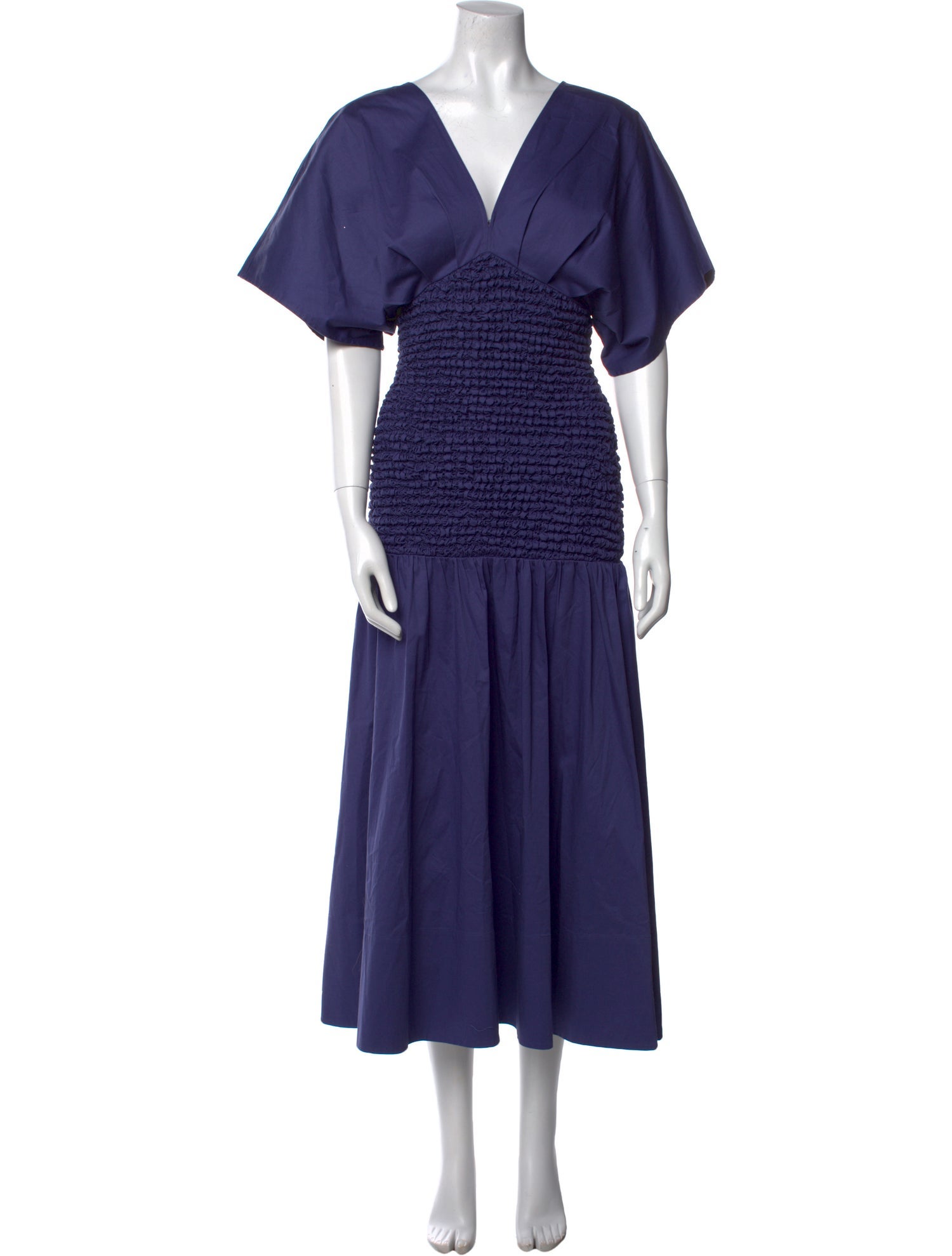 MISA Los Angeles V-Neck Midi Length Dress