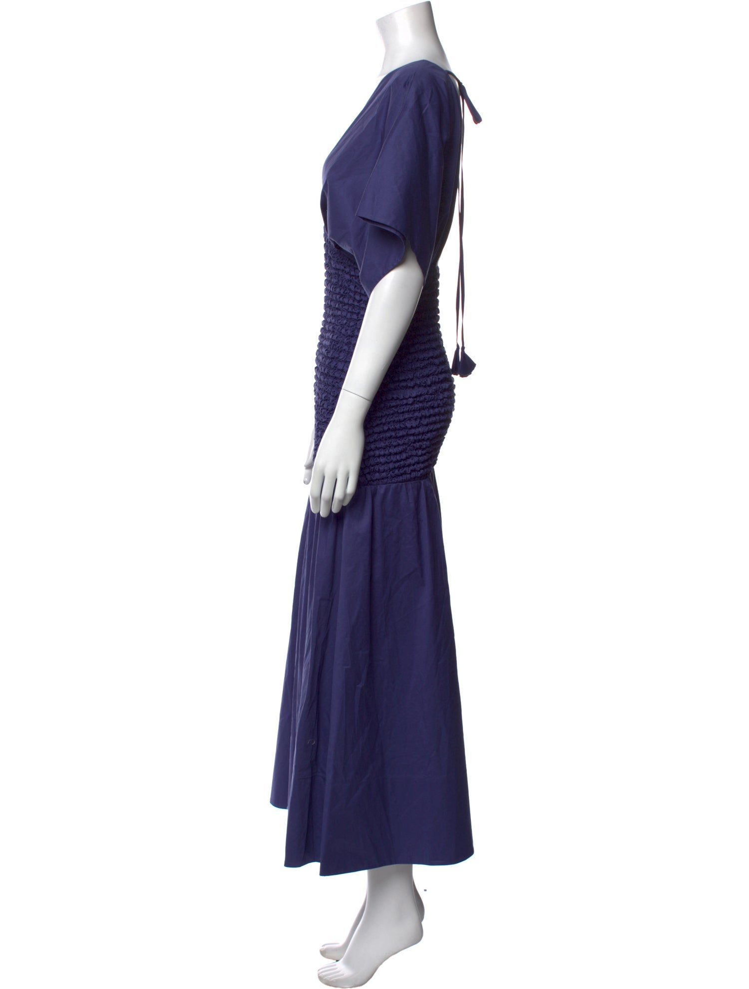 MISA Los Angeles V-Neck Midi Length Dress