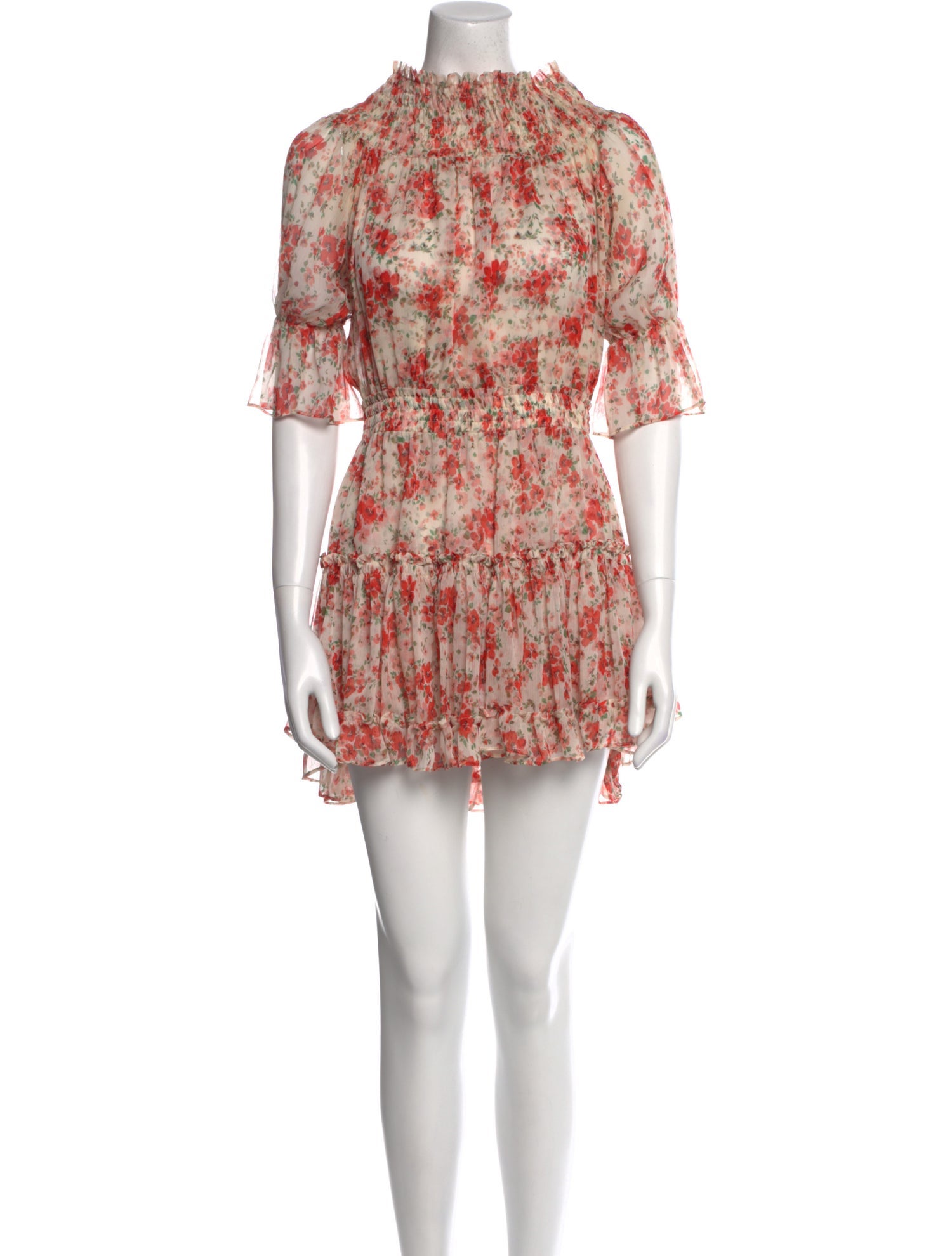 MISA Los Angeles Floral Print Mini Dress w/ Tags
