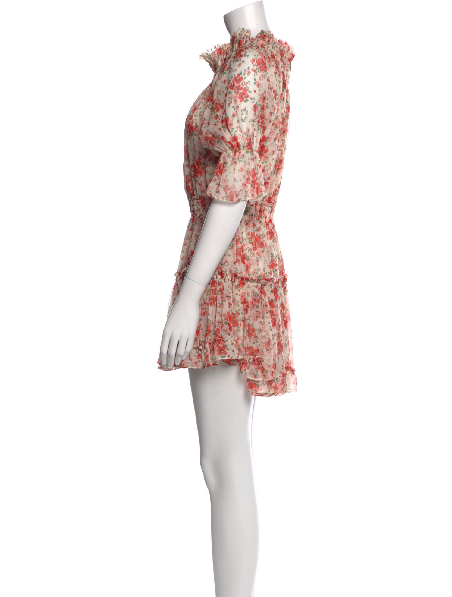 MISA Los Angeles Floral Print Mini Dress w/ Tags