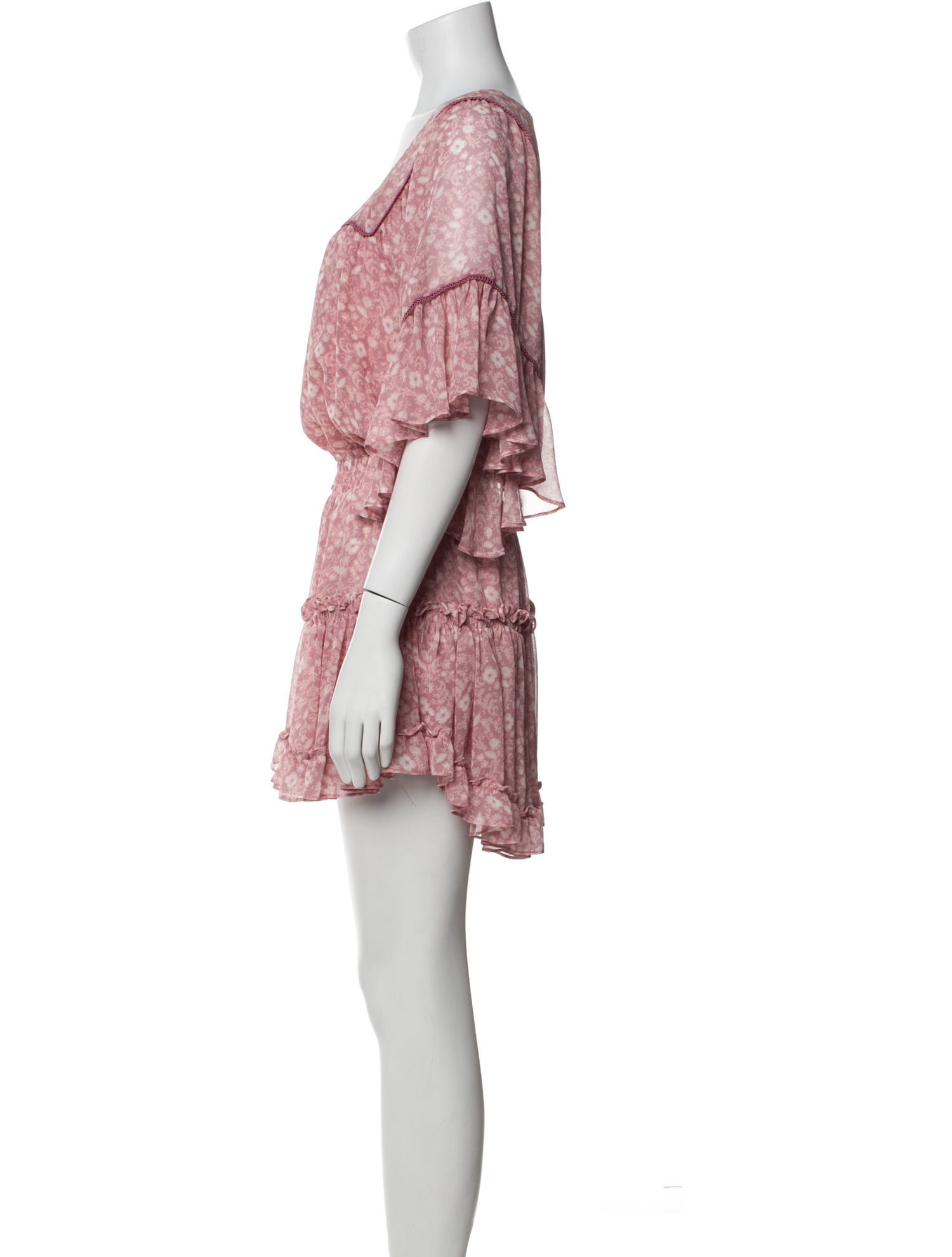 MISA Los Angeles Printed Mini Dress w/ Tags