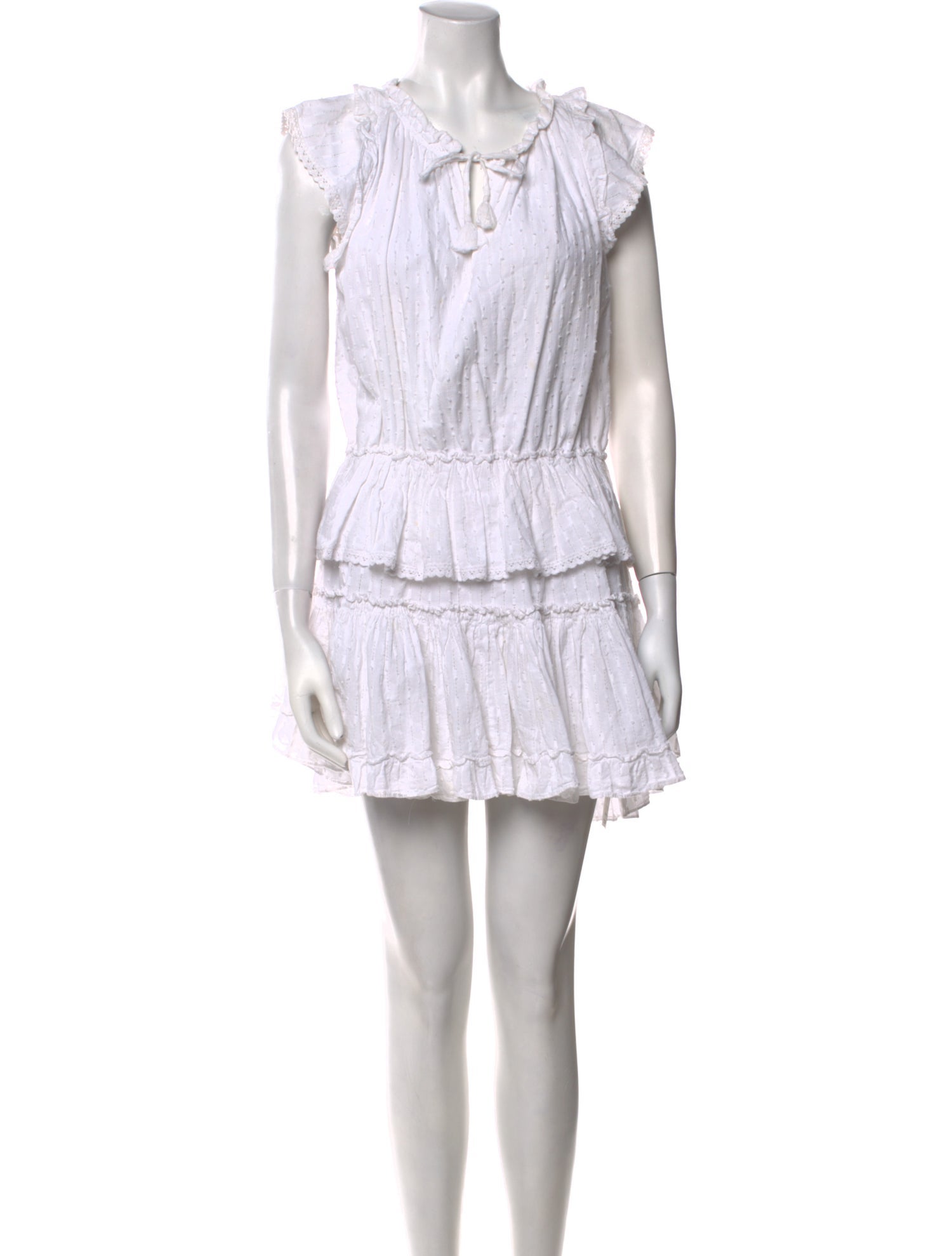 MISA Los Angeles V-Neck Mini Dress