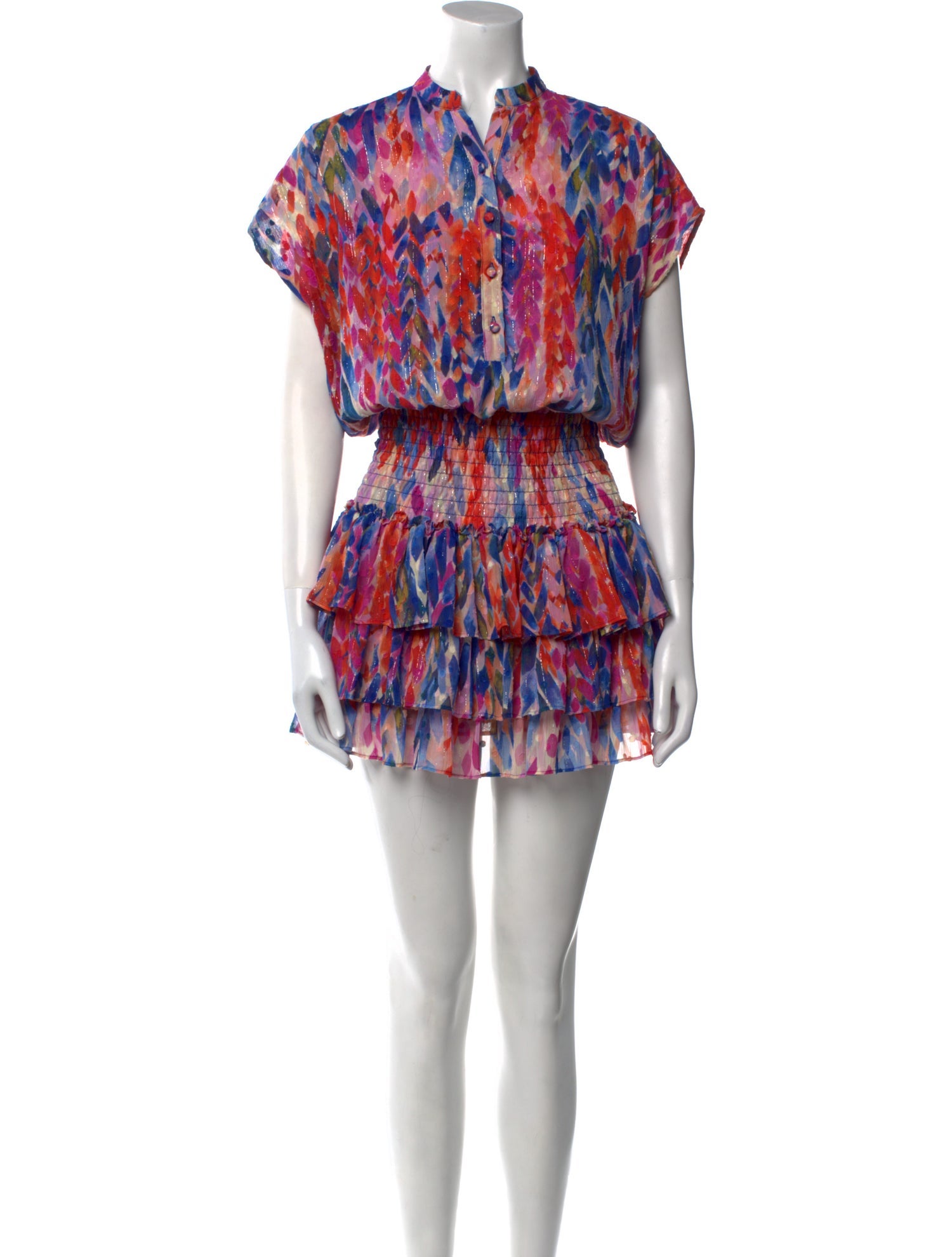 MISA Los Angeles Printed Mini Dress