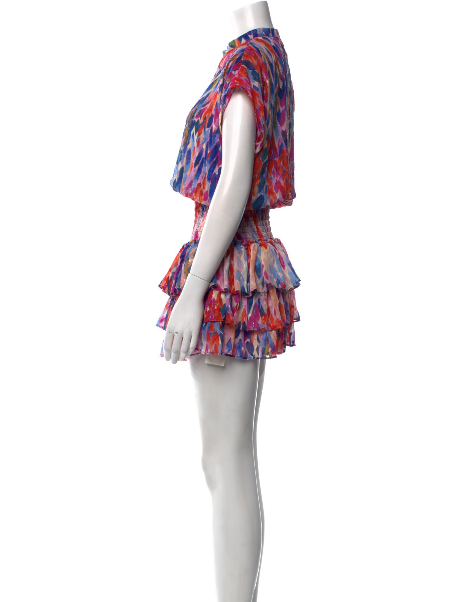 MISA Los Angeles Printed Mini Dress
