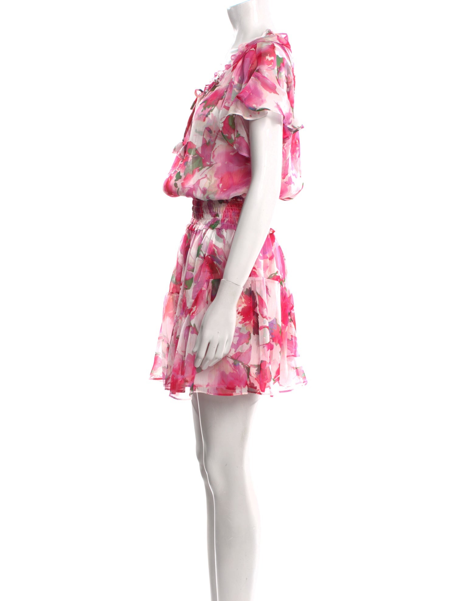 MISA Los Angeles Floral Print Mini Dress w/ Tags
