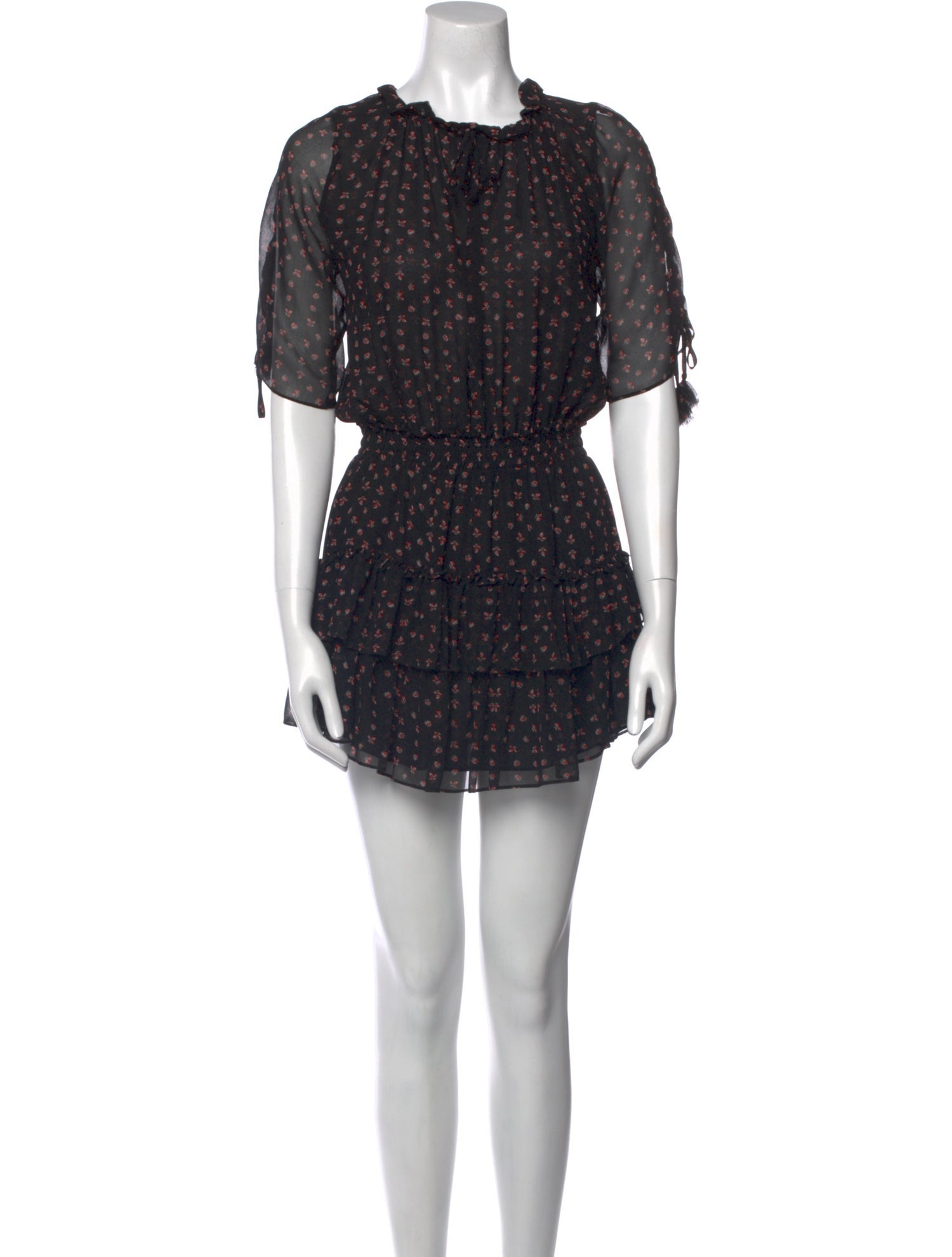 MISA Los Angeles Printed Mini Dress