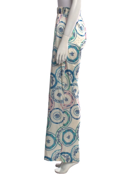 MISA Los Angeles Paisley Print Wide Leg Pants