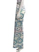 MISA Los Angeles Paisley Print Wide Leg Pants