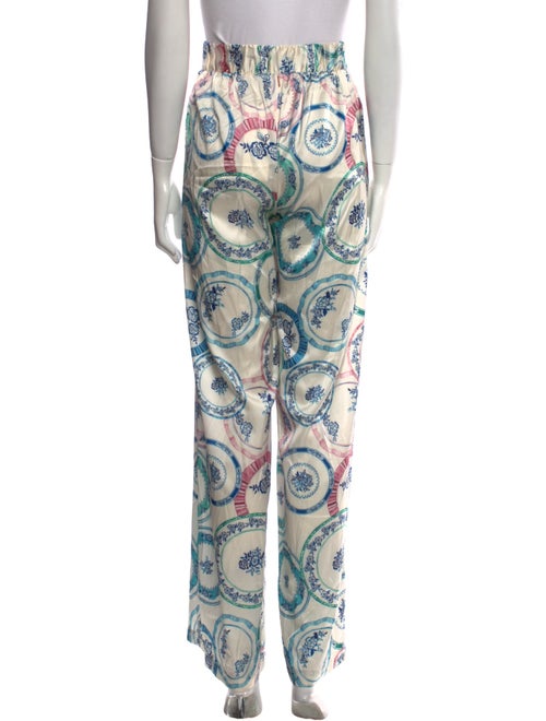 MISA Los Angeles Paisley Print Wide Leg Pants