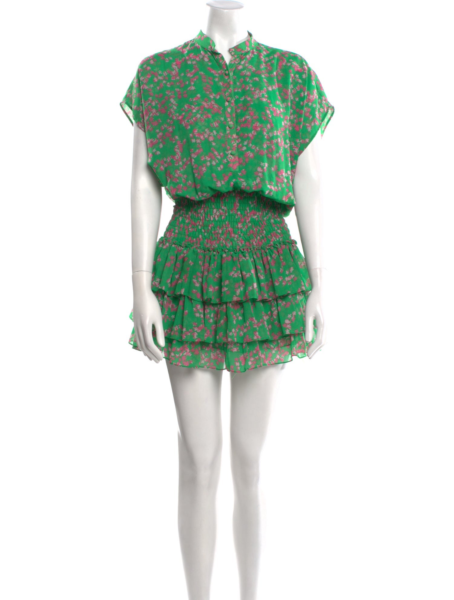 MISA Los Angeles Printed Mini Dress