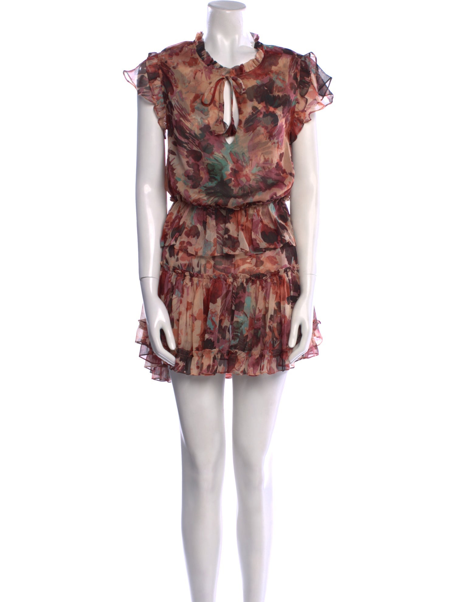 MISA Los Angeles Printed Mini Dress