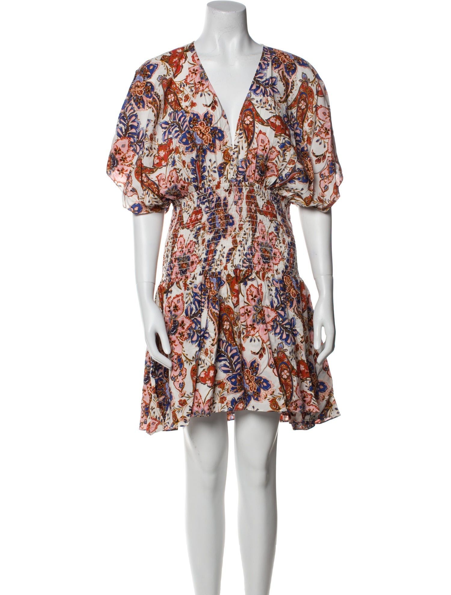 MISA Los Angeles Floral Print Mini Dress