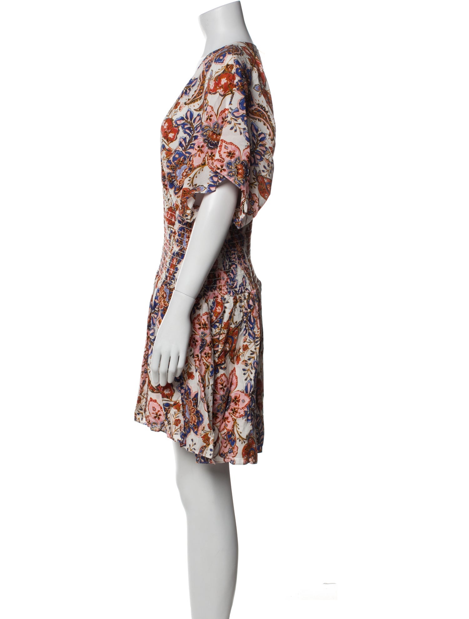 MISA Los Angeles Floral Print Mini Dress
