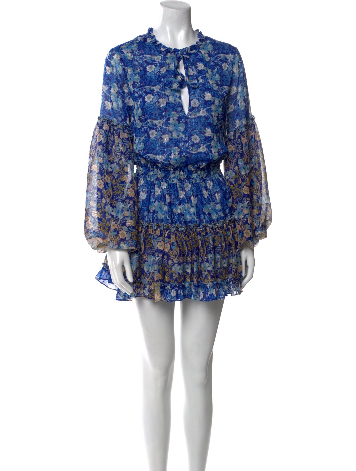 MISA Los Angeles Floral Print Mini Dress