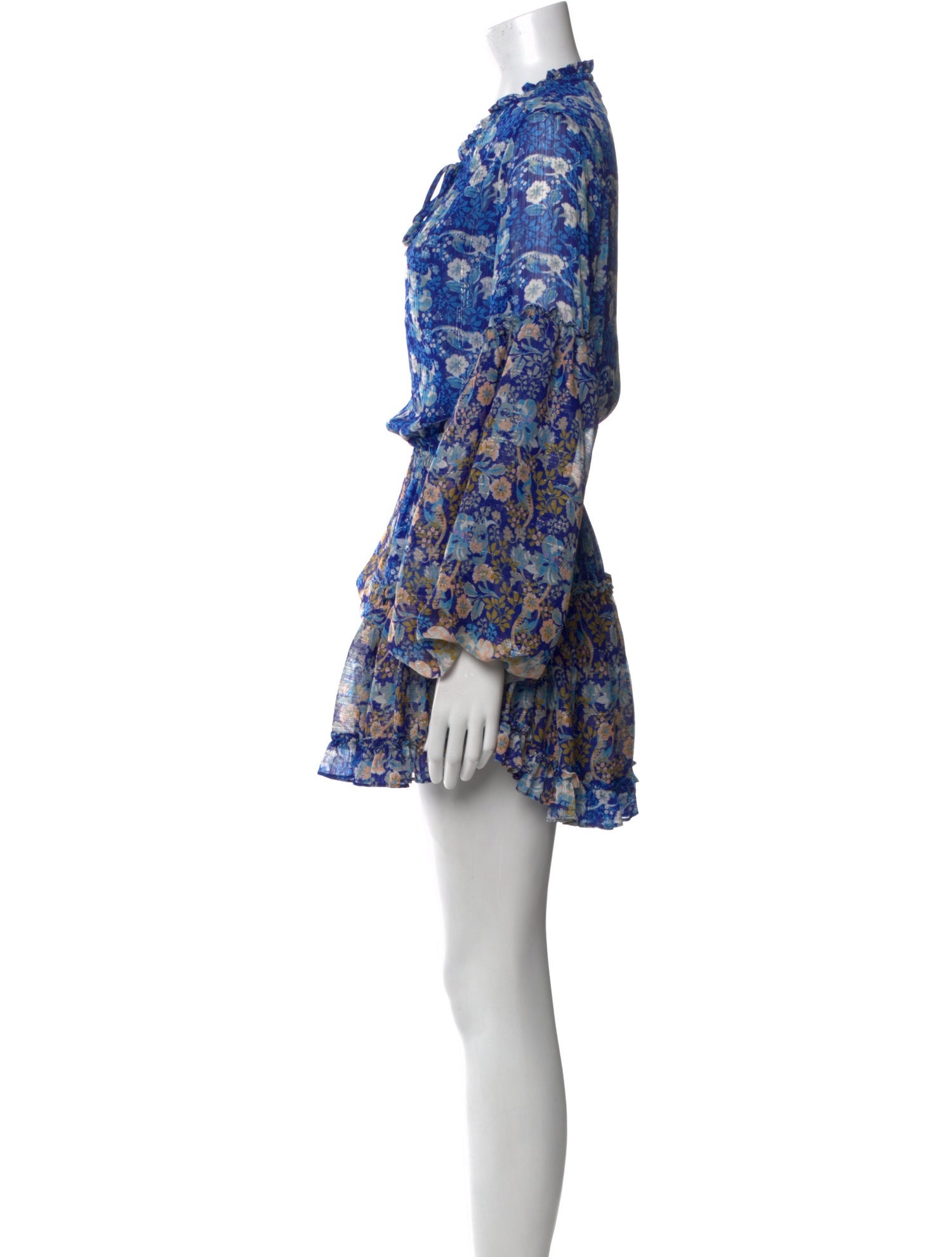 MISA Los Angeles Floral Print Mini Dress