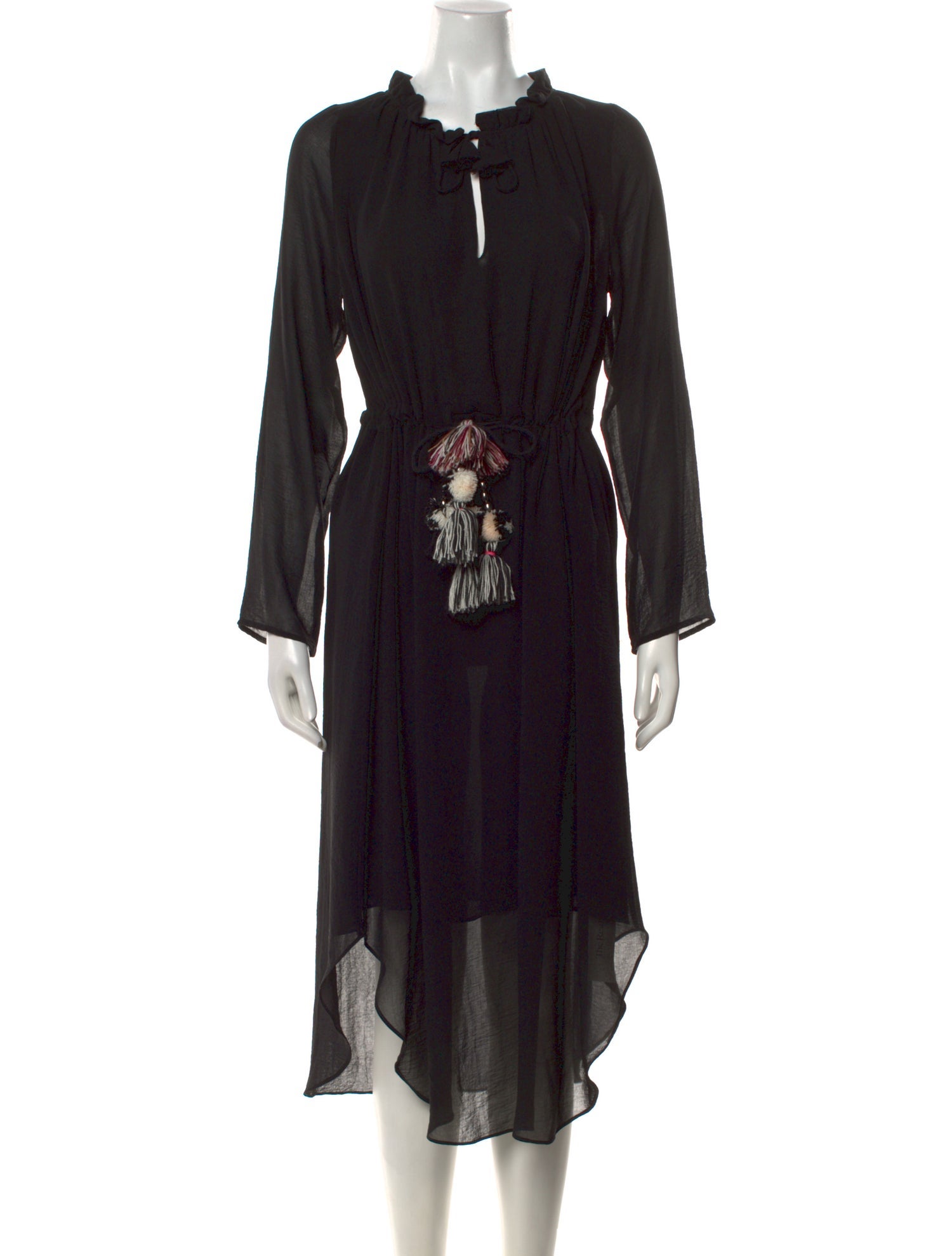 MISA Los Angeles V-Neck Long Dress